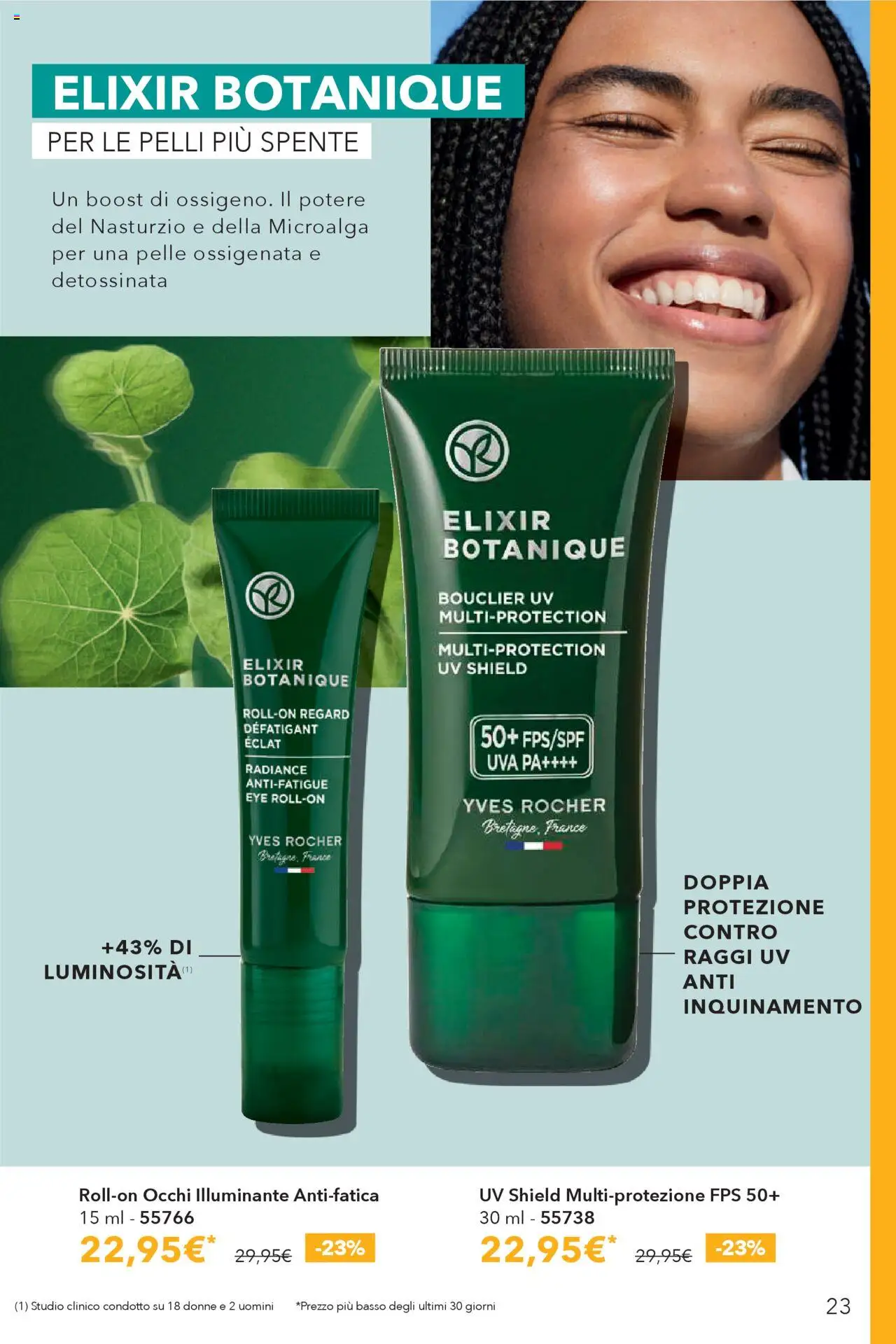 Volantino Yves Rocher del 31.07.2025 | Pagina: 23 | Prodotti: Illuminante, Uva