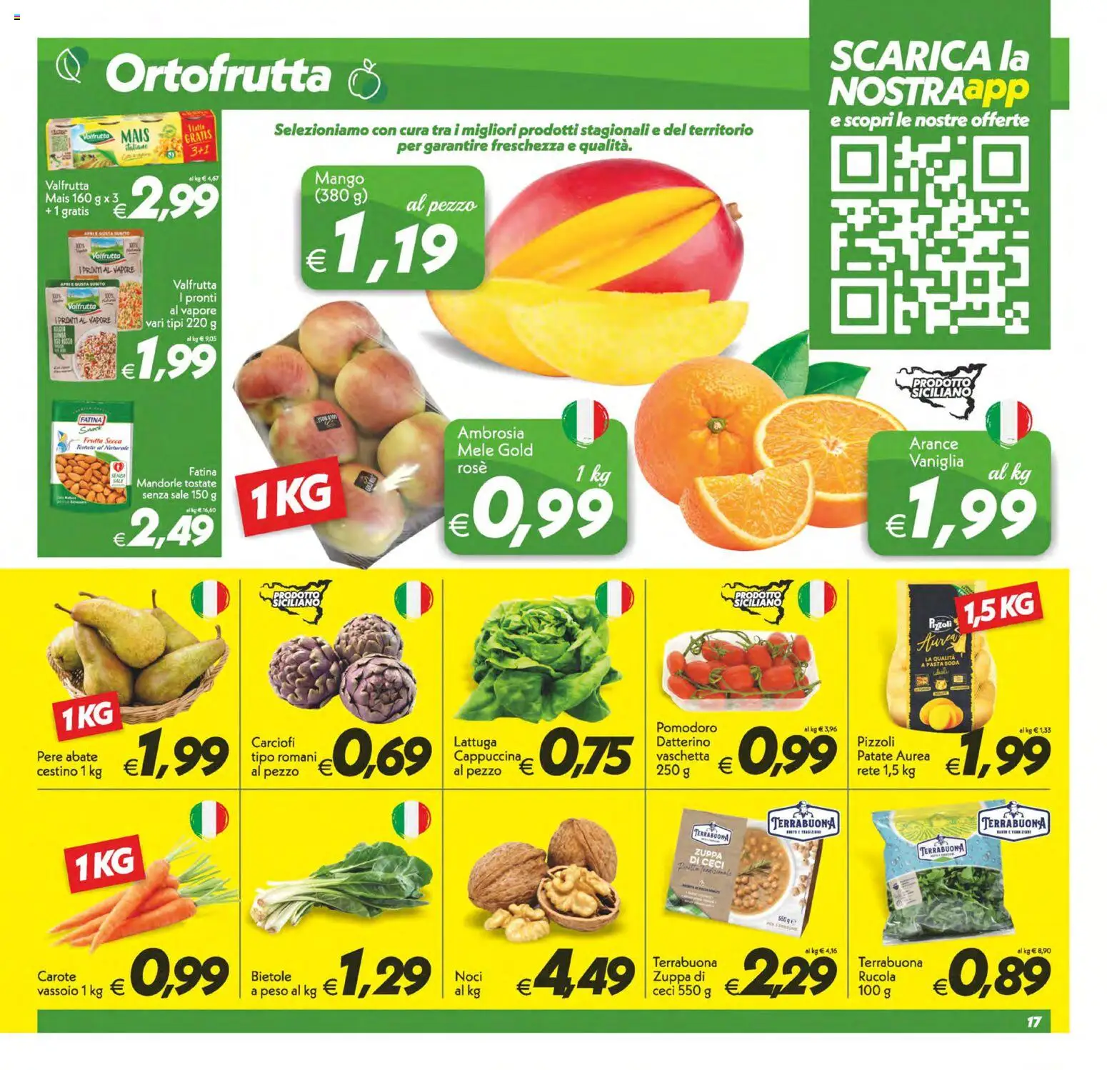 Volantino SuperConveniente del 13.02.2026 | Pagina: 17 | Prodotti: Arance, Pomodoro, Noci, Mandorle