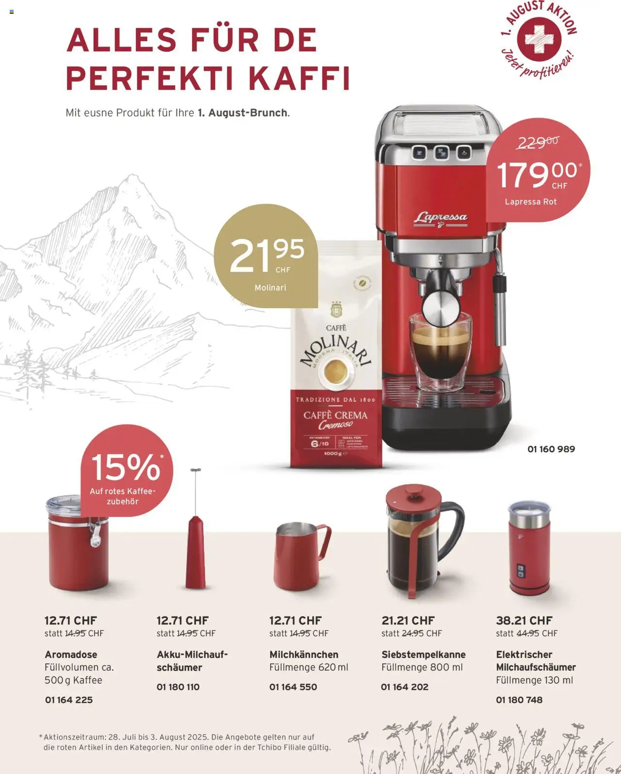 Tchibo Aktionen ab 01.08.2025 | Seite: 152 | Produkte: Kaffee
