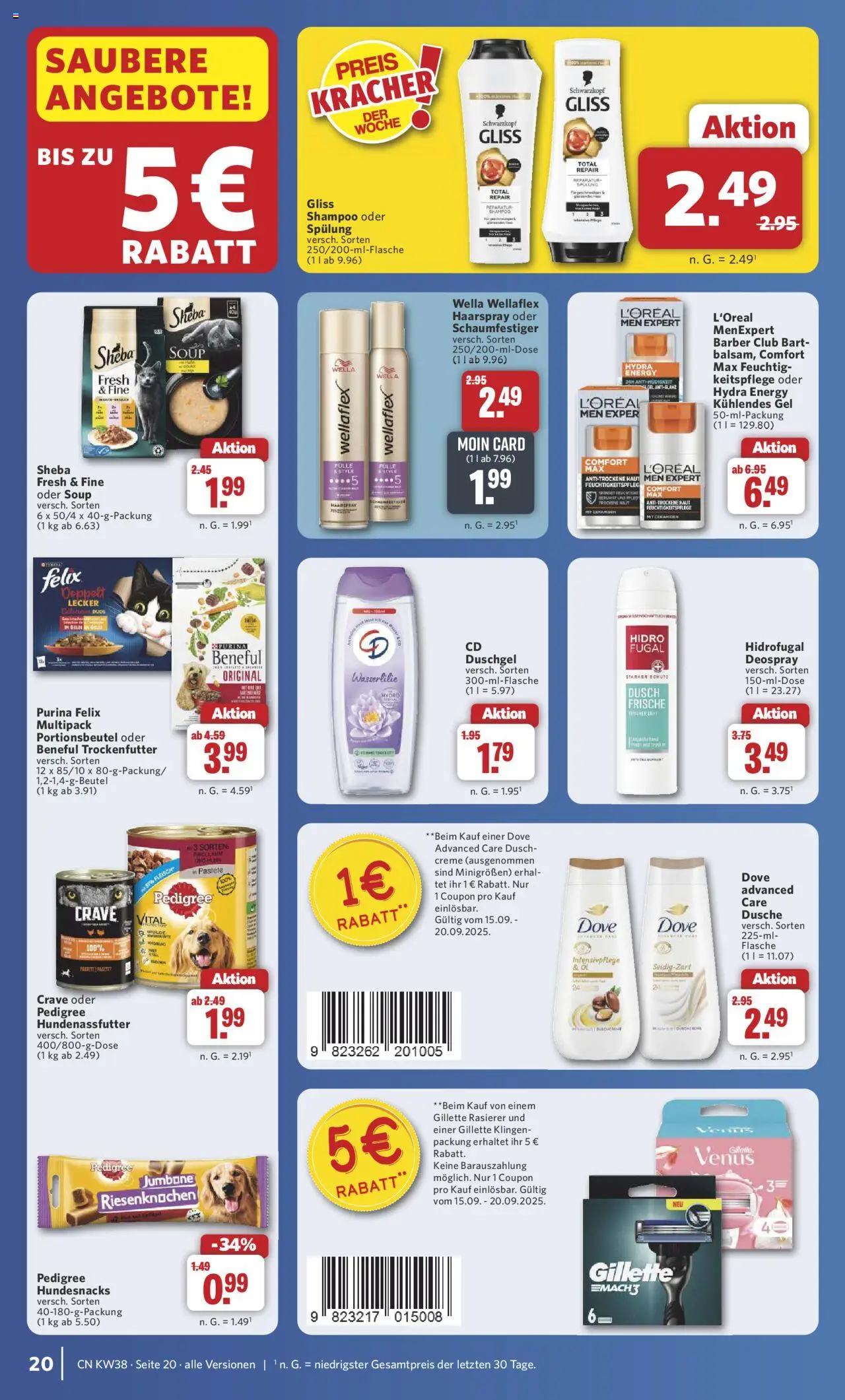 Combi Prospekt 	 – gültig ab 15.09.2025 | Seite: 25 | Produkte: Energy, Duschgel, Deospray, Pedigree