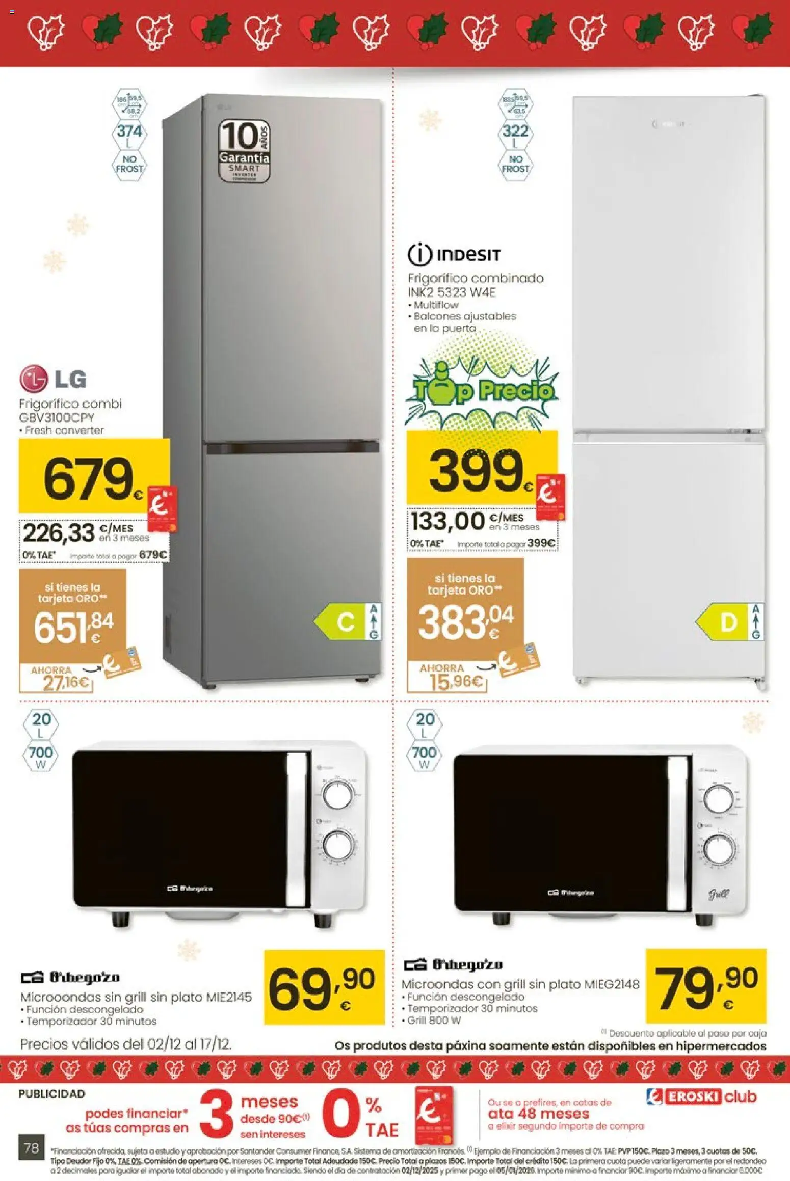 Eroski - Center │ válido desde el 27.11.2025 | Página: 78 | Productos: Combi, Caja