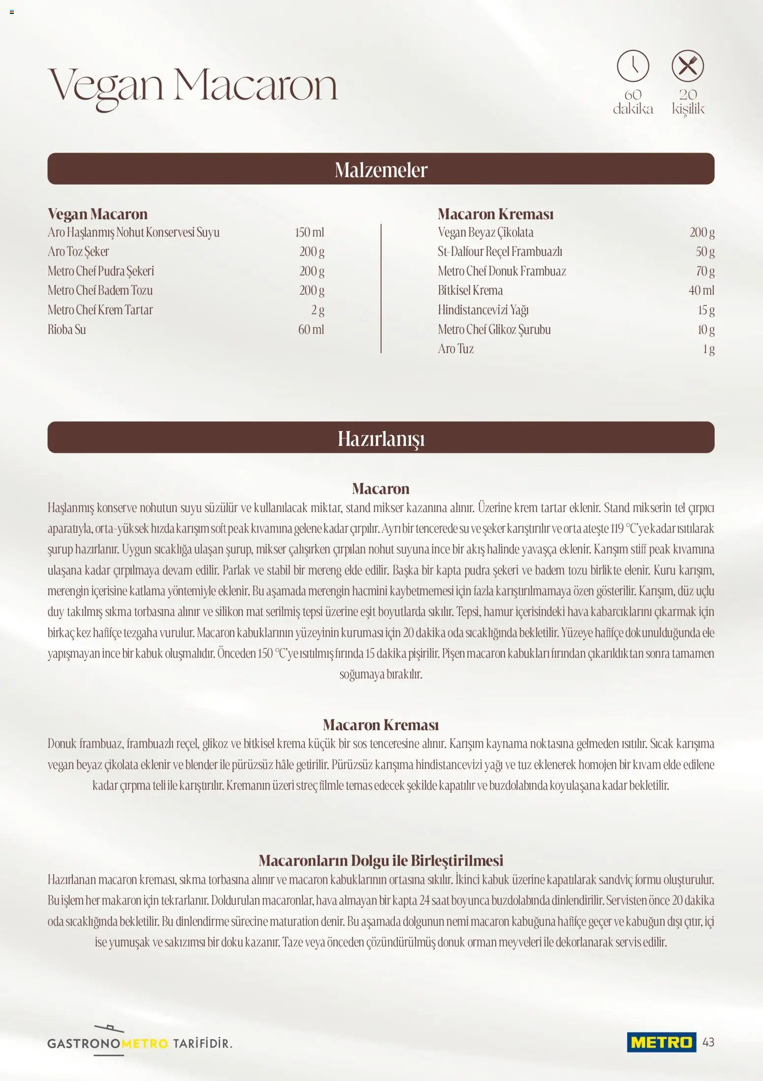 Metro - Pastacılık Kataloğu - 06.04.2026 tarihinden itibaren geçerlidir | Sayfa: 43 | Ürünler: Çırpıcı, Frambuaz, Şeker, Saat