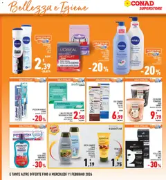 Anteprima del volantino Conad Superstore Piemonte catalogo valido a partire dal 29.01.2026 | Pagina: 24 | Prodotti: Crema, Deodorante, Olio, Doccia