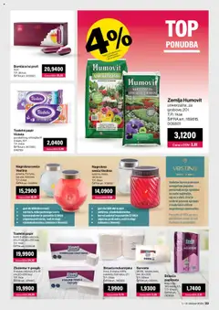 Mercator katalog akcije – veljaven od 01.10.2025 | Stran: 23 | Izdelki: Toaletni papir, Žemlja, Sveča, Kos