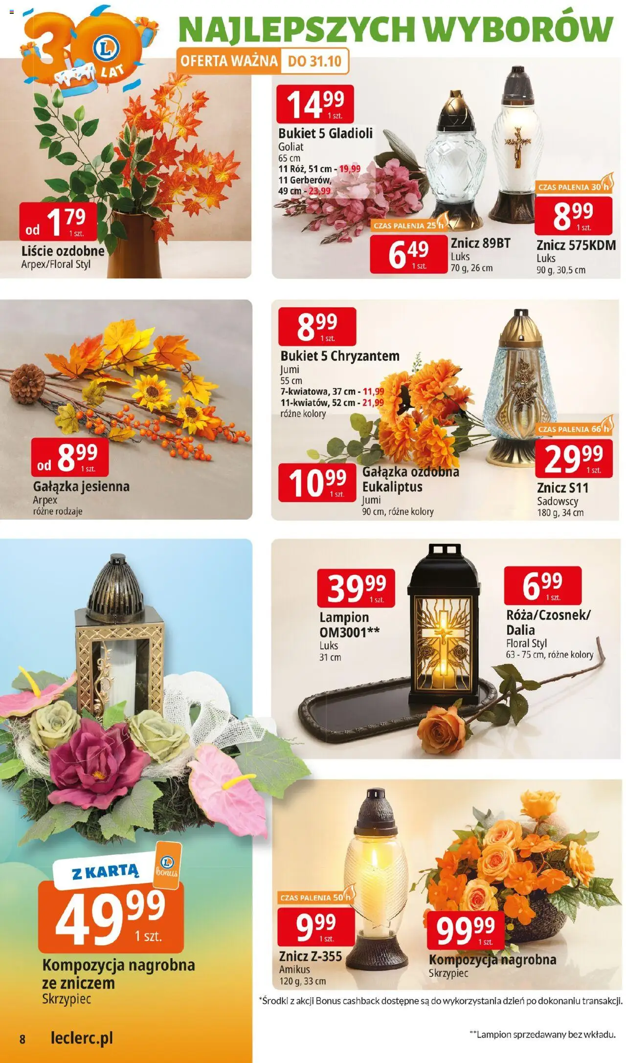 E.Leclerc Gazetka - Radom od 14.10.2025 | Strona: 8 | Produkty: Karta