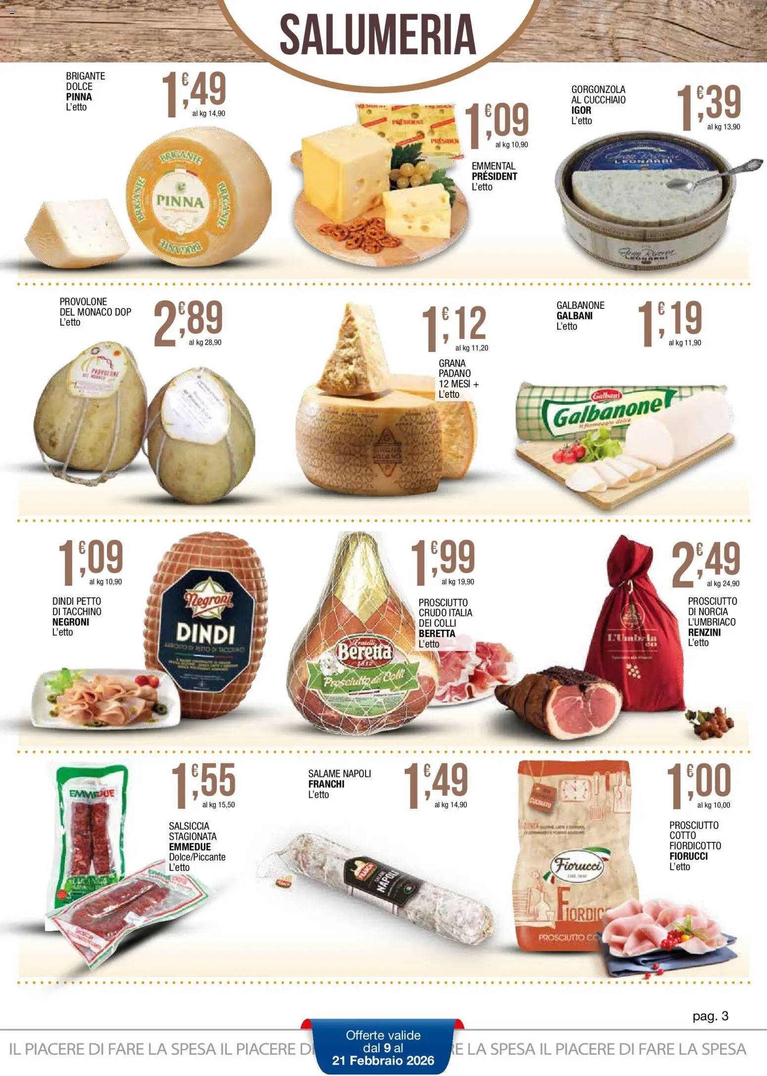 Volantino Sidis del 09.02.2026 | Pagina: 3