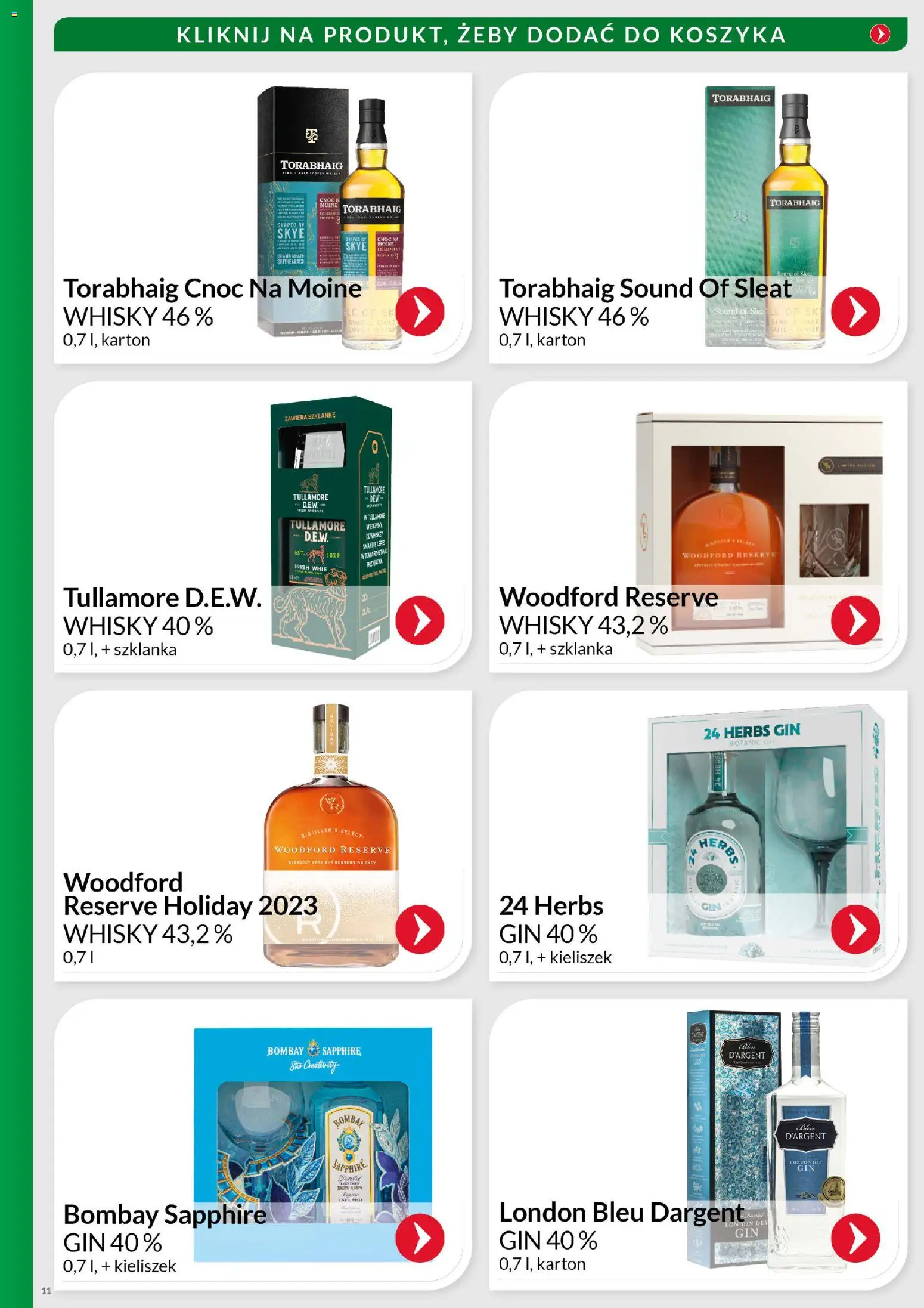 Eurocash Gazetka - Świąteczny Katalog Alkoholi od 01.11.2025 | Strona: 11