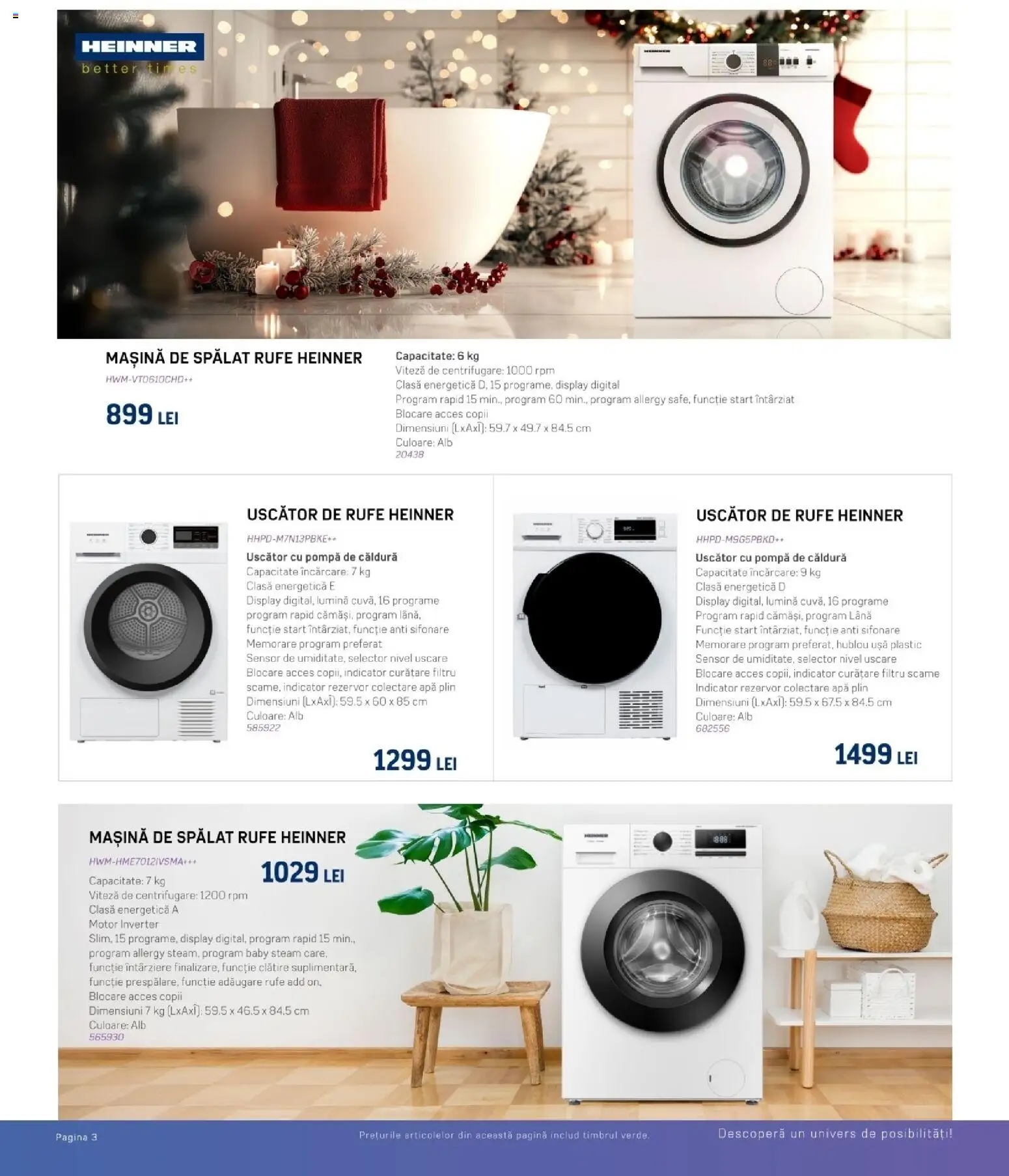 Noul catalog Selgros – valabil de la 06.12.2025 | Pagină: 4 | Produse: Mașină De Spălat, Uscător, Ușă, Apă