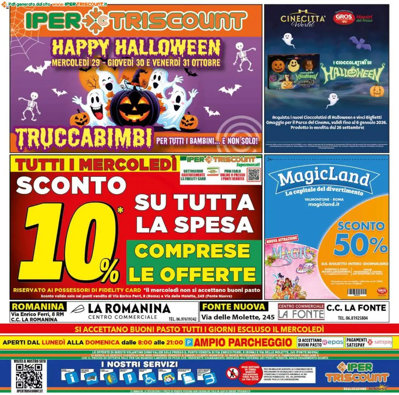 Volantino Ipertriscount del 17.10.2025 | Pagina: 20 | Prodotti: Cioccolatini, Terra