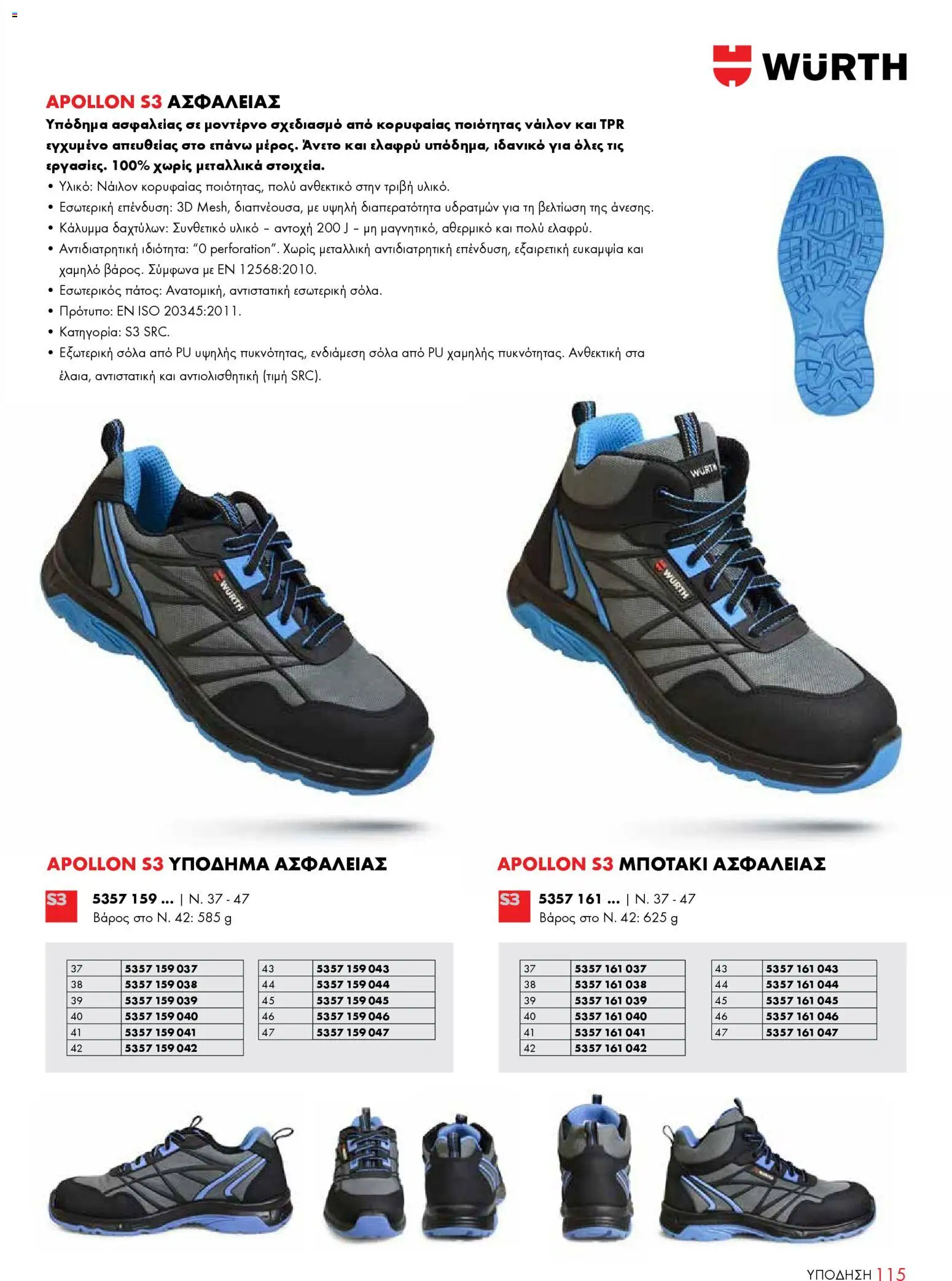 WURTH - ΜΑΠ – σε ισχύ από 01.01.2026 | Σελίδα: 115