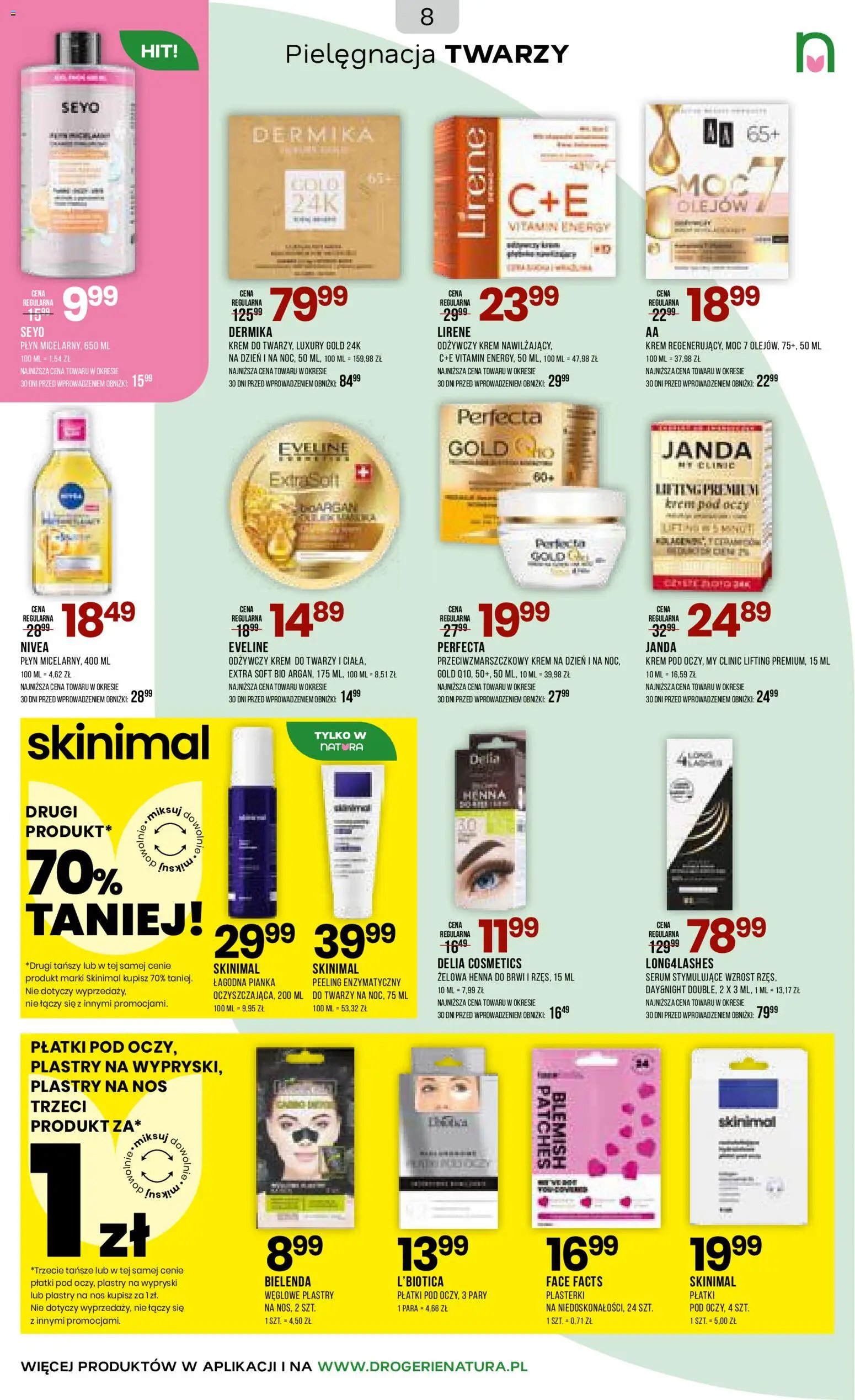 Drogerie Natura gazetka od 31.03.2026 | Strona: 8 | Produkty: Body, Peeling, Płatki, Krem