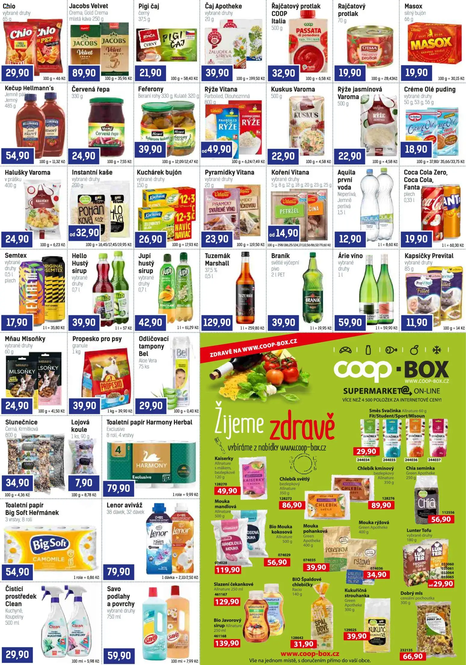 Konzum leták od 02.01.2026 | Strana: 14 | Produkty: Propesko, Čaj, Plech, Masox