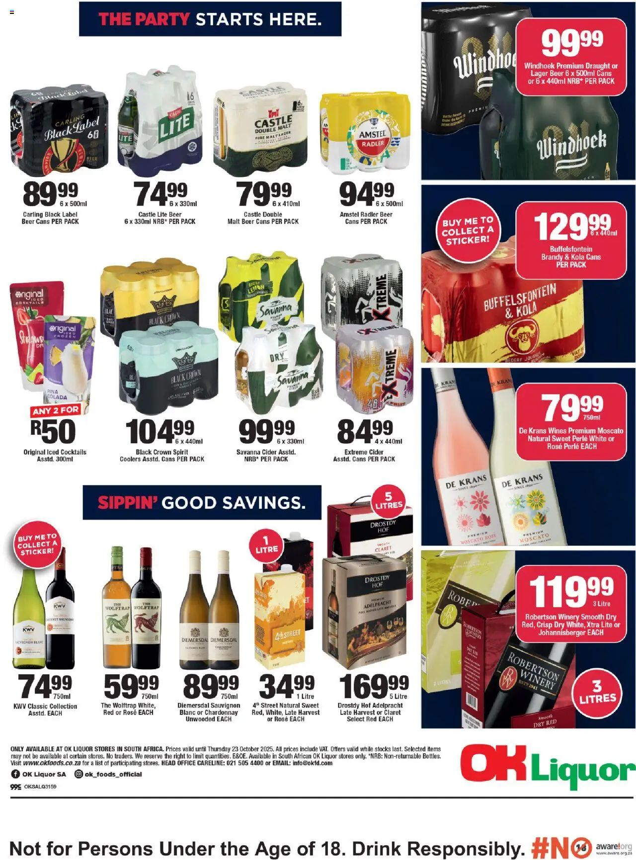 New OK Foods catalogue – valid from 15.10.2025 | Page: 2 | Products: Brandy, Cider, Fruit, Lemon
