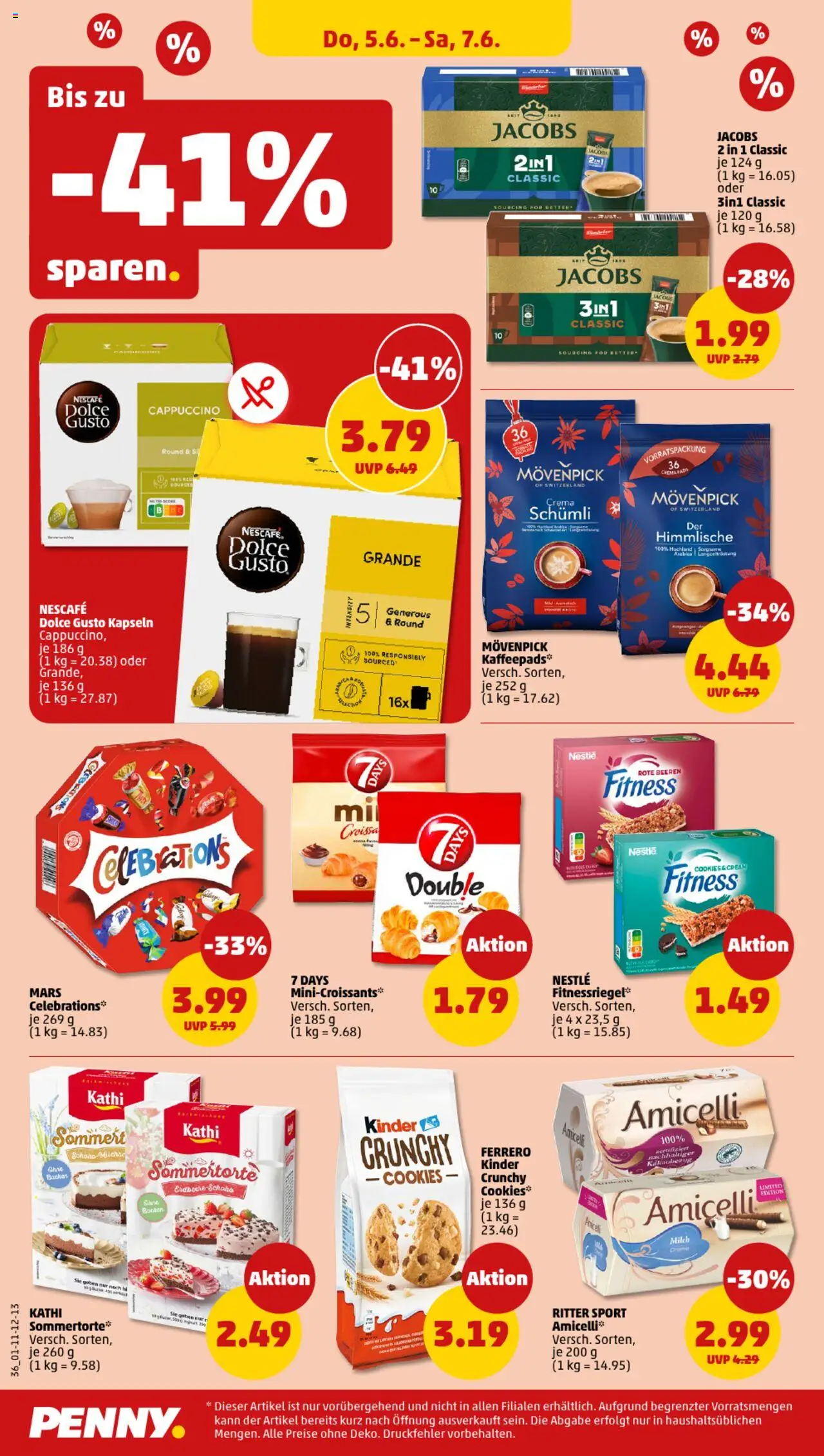 Penny Prospekt 	 - gültig ab dem 02.06.2025 | Seite: 36 | Produkte: Milch, Joghurt, Dolce Gusto kapseln, Dolce gusto