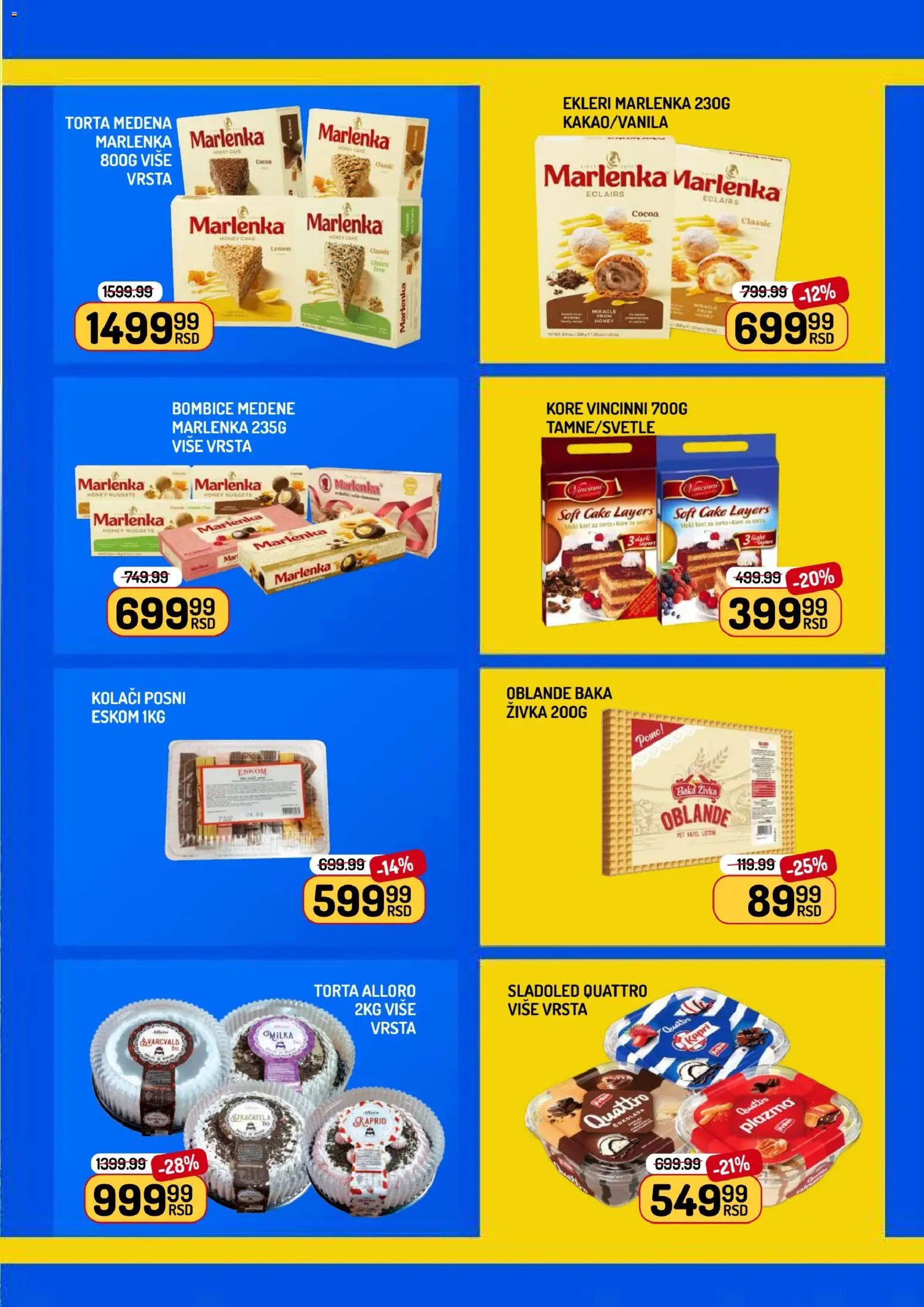 Aman katalog - važi od 24.04.2026 | Strana: 7 | Proizvode: Milka, Sladoled, Čokolada, Torta
