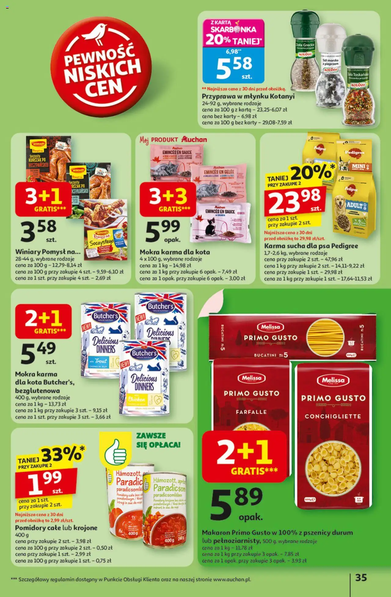 Auchan Gazetka - Odlotowe ceny na start szkoły Hipermarket od 21.08.2025 | Strona: 35 | Produkty: Kurczak, Sól morska, Pomidory, Sól