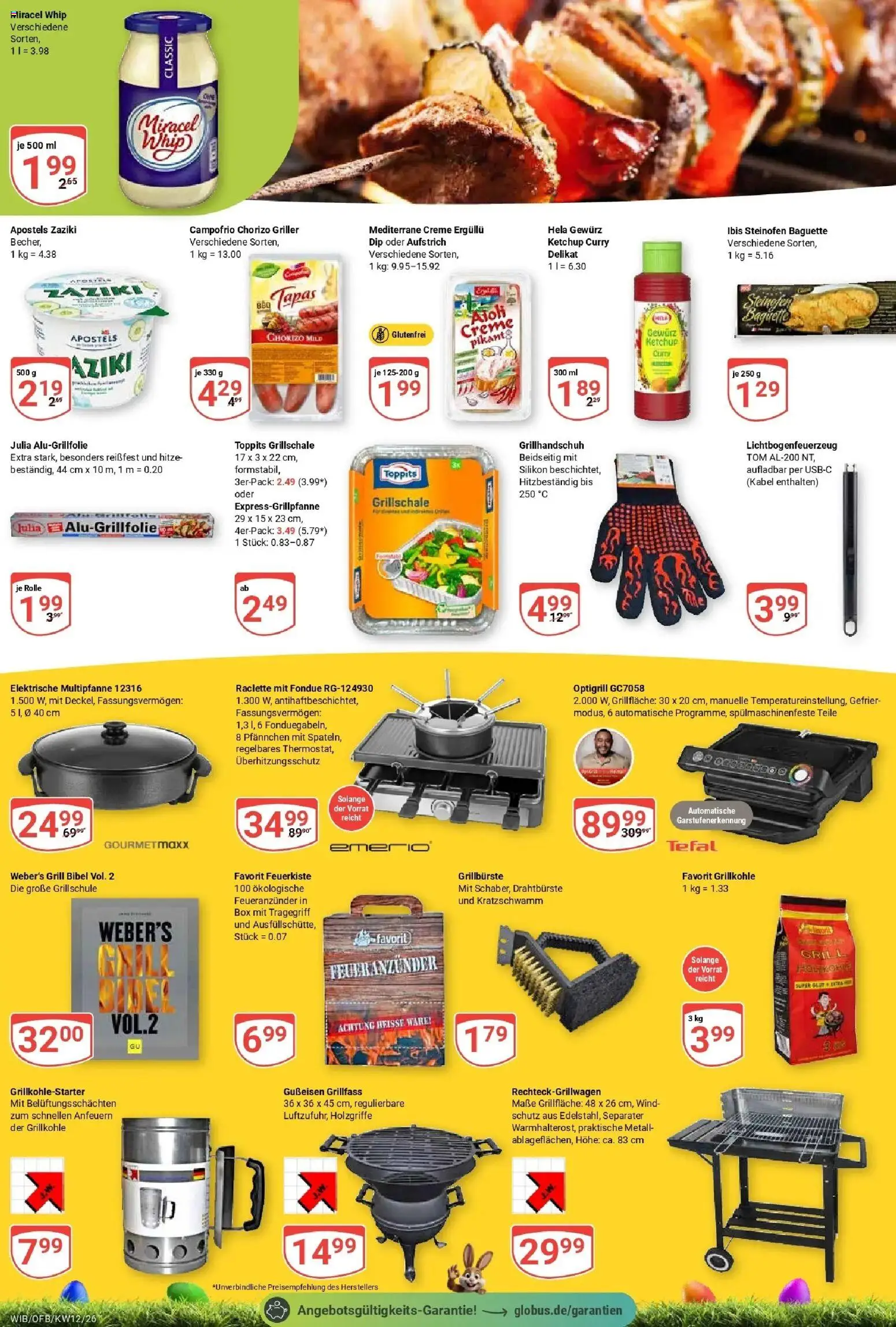 Globus prospekt Wiesbaden-Nordenstadt	 – gültig ab 15.03.2026 | Seite: 18 | Produkte: Kabel, Grill, Baguette, Griller