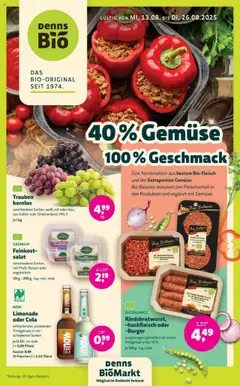Denns BioMarkt Angebote gültig ab dem 13.08.2025