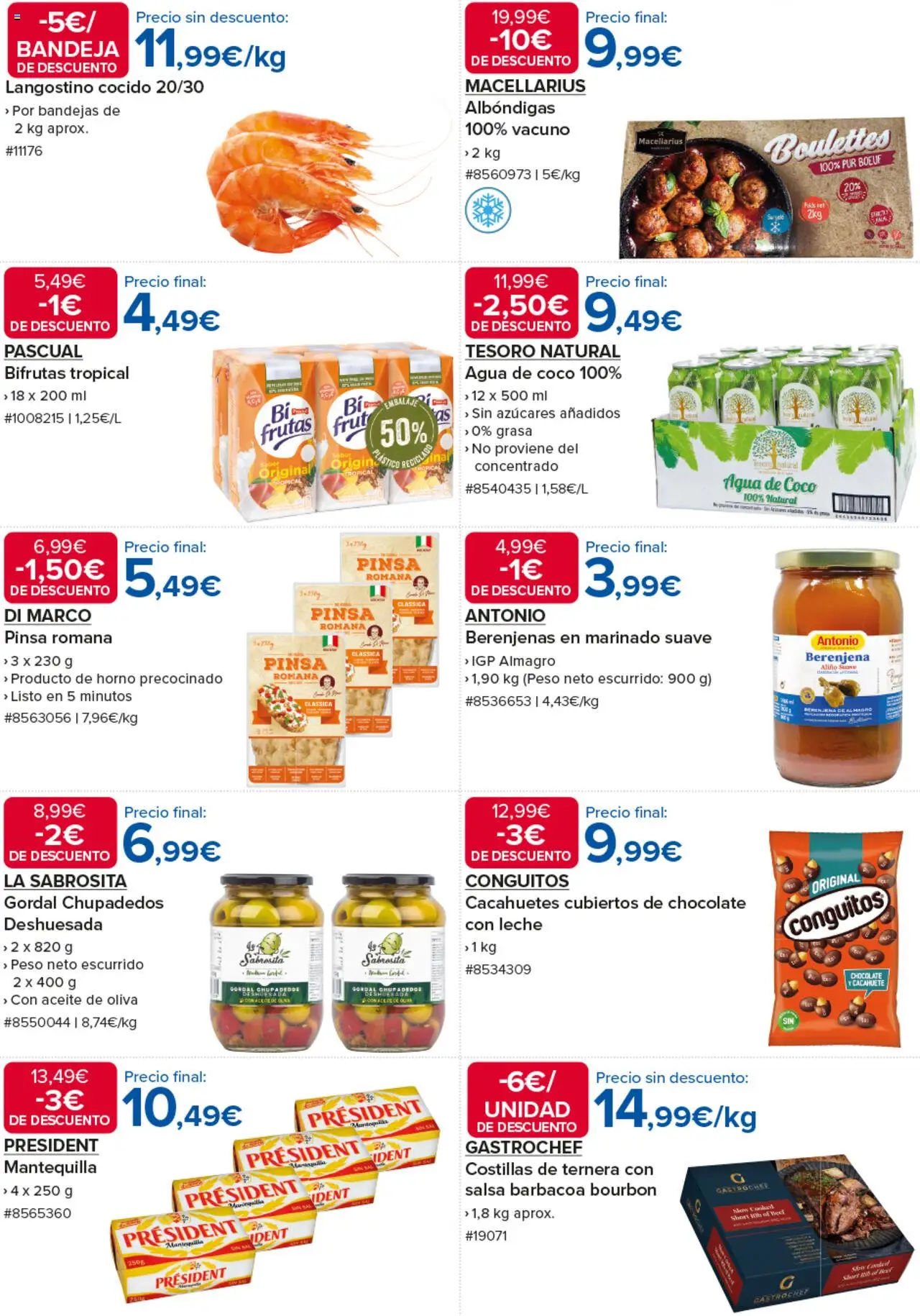 Costco catálogo │ válido desde el 31.07.2025 | Página: 3 | Productos: Leche, Aceite, Barbacoa, Langostino