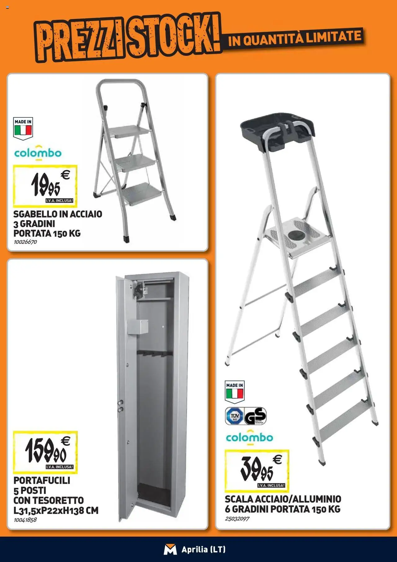 Volantino TECNOMAT del 24.09.2025 | Pagina: 26 | Prodotti: Sgabello, Scala