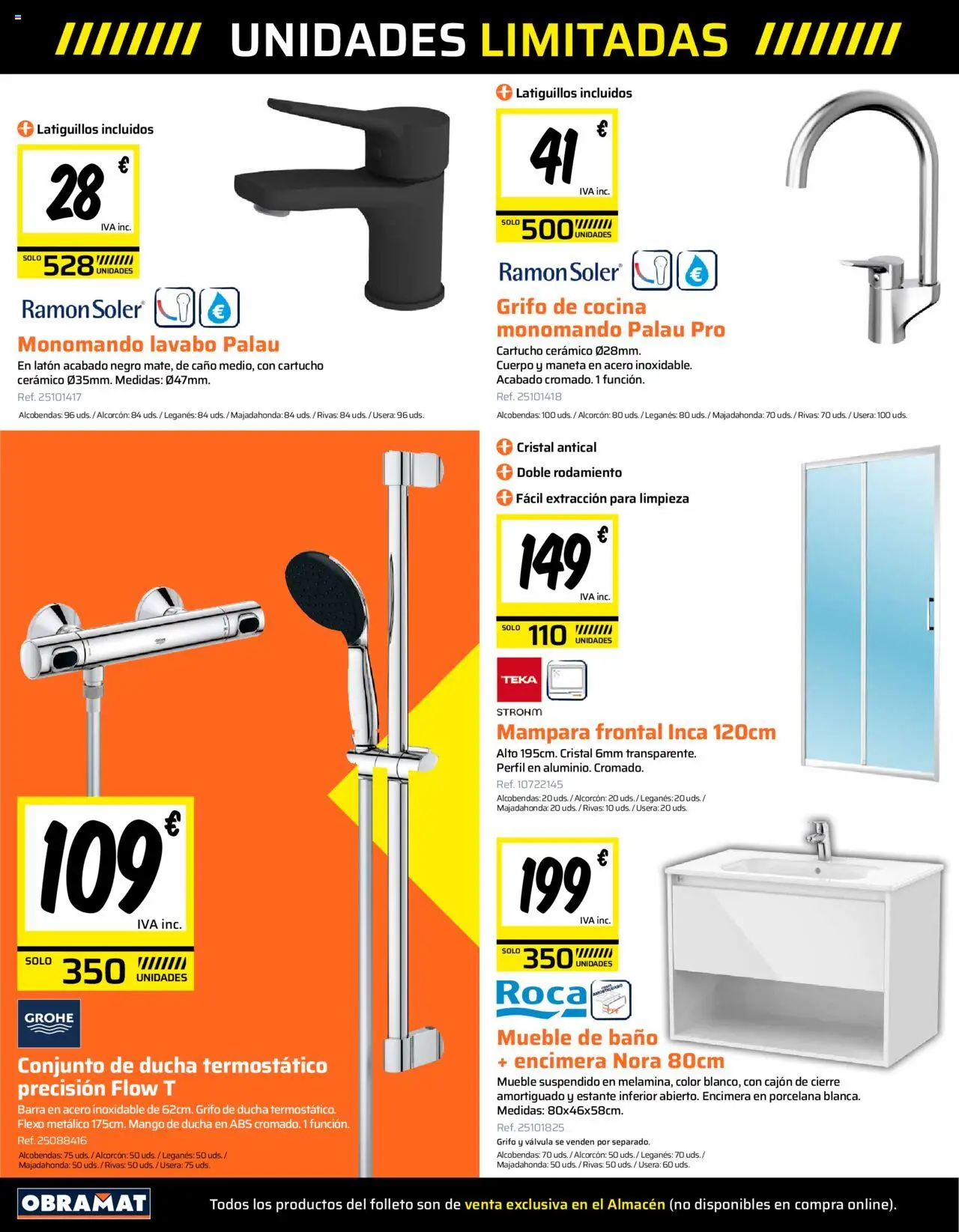 Obramat folleto │ válido desde el 19.09.2025 | Página: 4 | Productos: Ρούτερ, Estante, Lavabo, Baño