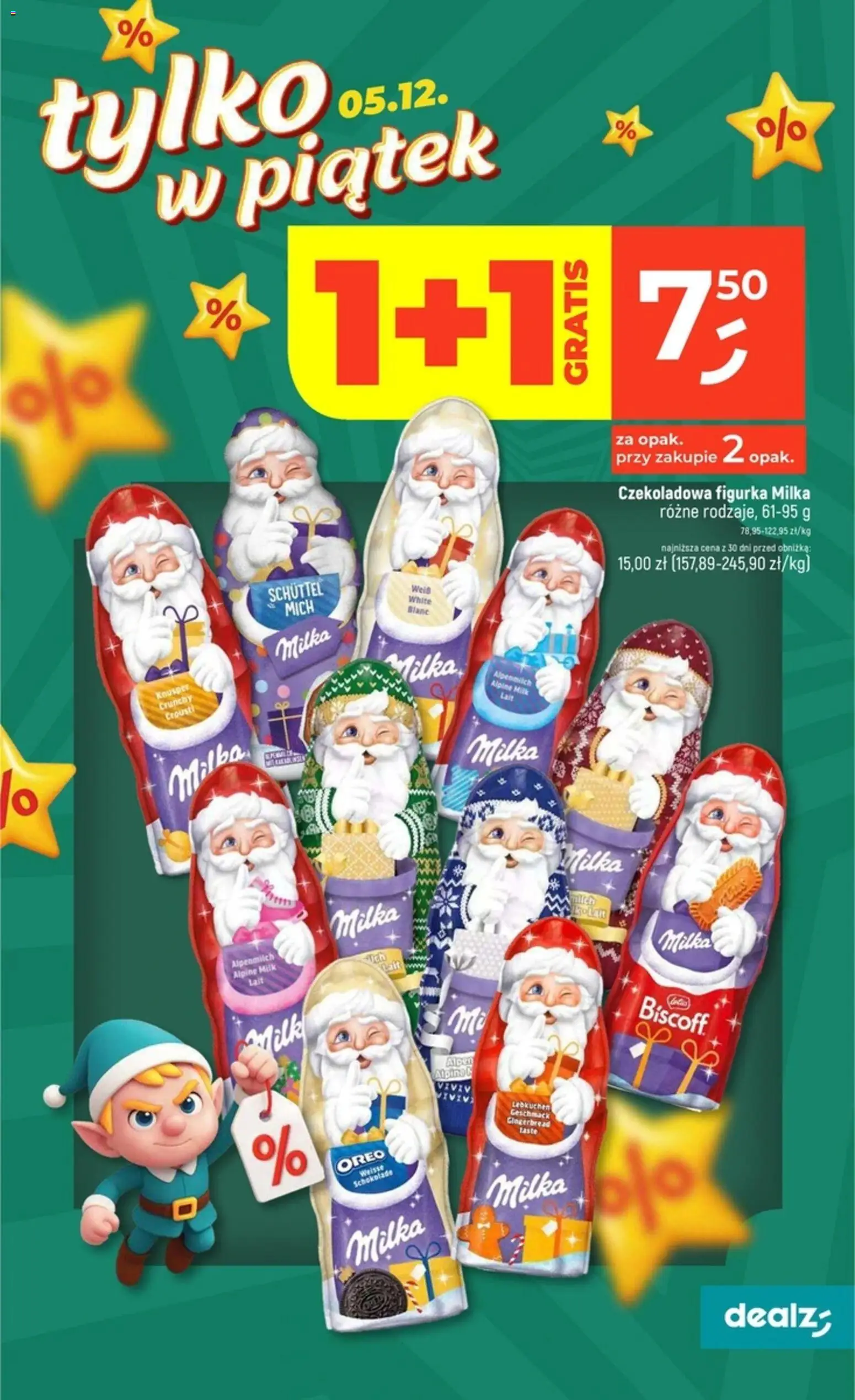 Dealz Gazetka - Kalendarz adwentowy od 04.12.2025 | Strona: 3 | Produkty: Czekoladowa, Milka