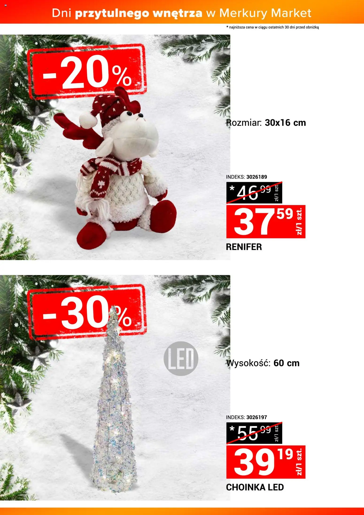 Merkury Market Gazetka - Dni przytulnego wnętrza od 22.11.2025 | Strona: 29 | Produkty: Choinka