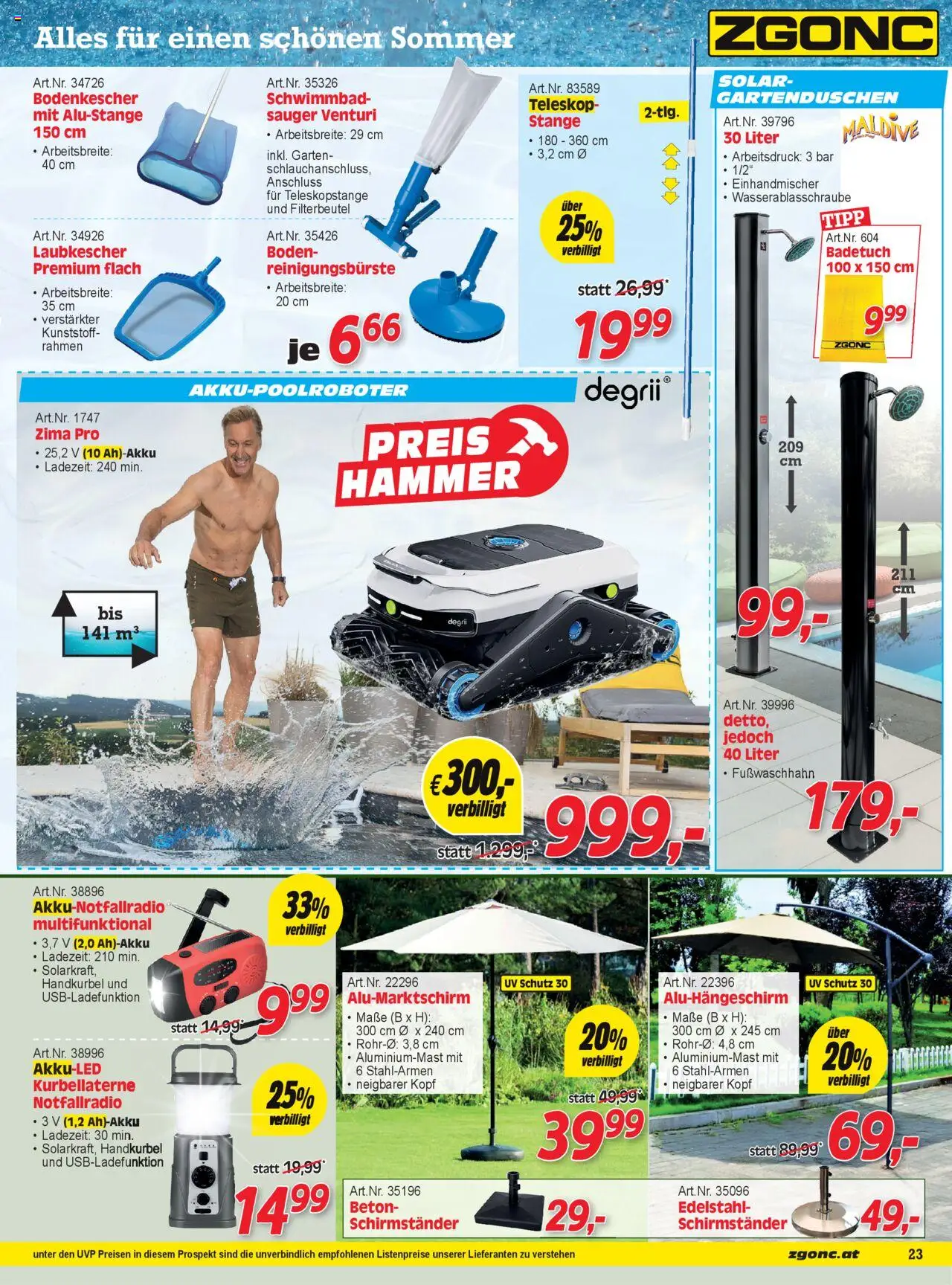 Zgonc - August I 2025 gültig ab 01.08.2025 | Seite: 23