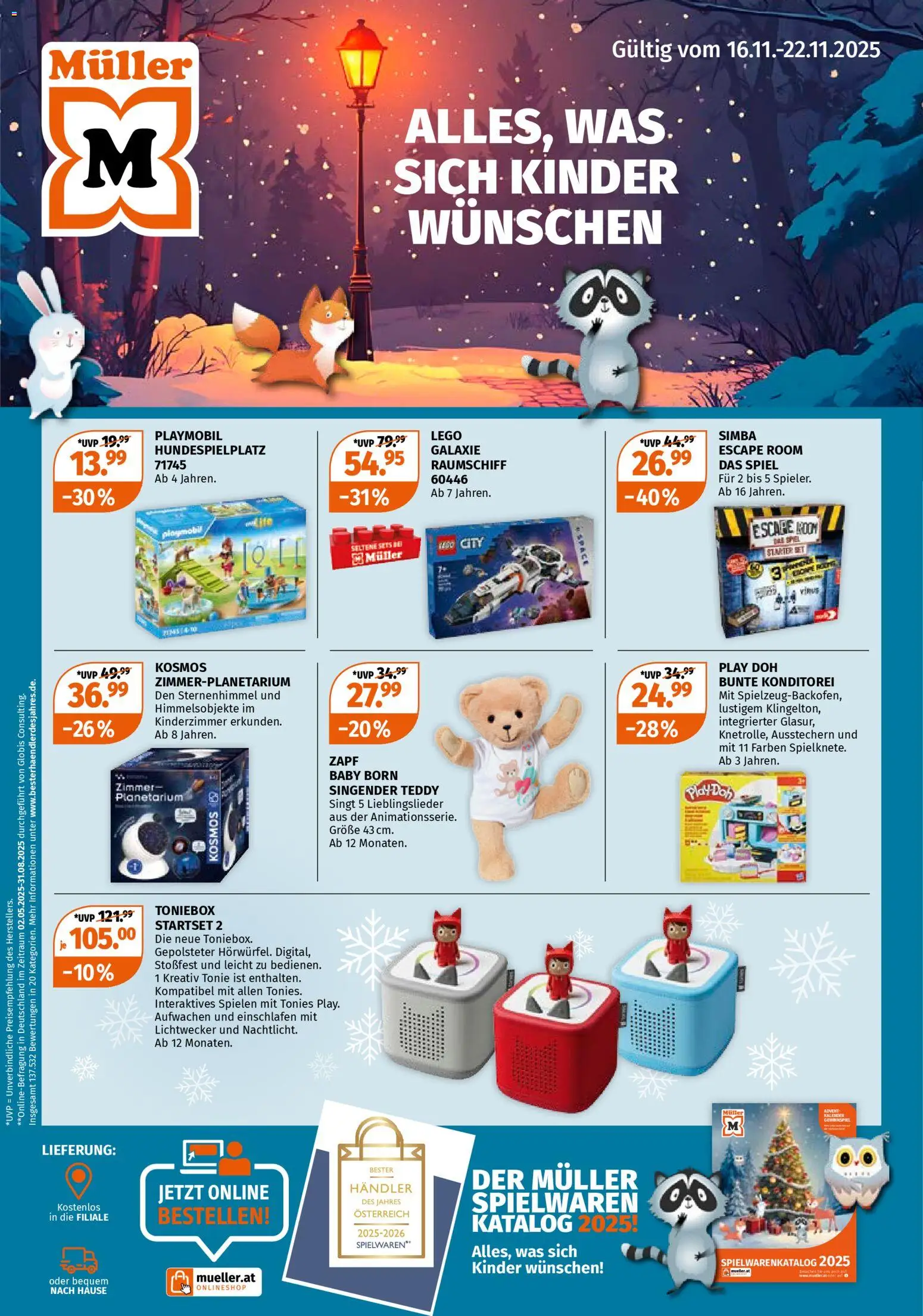 Müller Flugblatt gültig ab 16.11.2025 | Seite: 1 | Produkte: Spiel