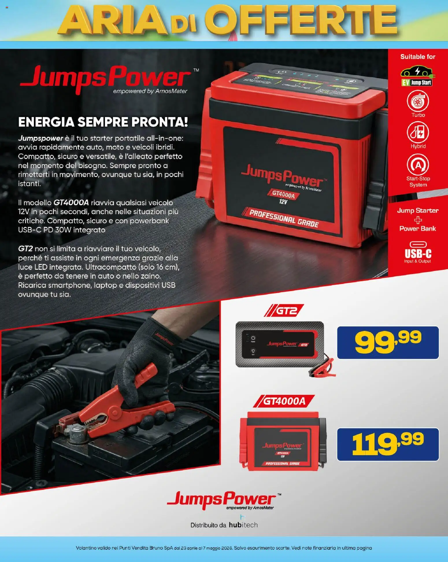 Volantino Euronics del 23.04.2026 | Pagina: 40 | Prodotti: Power bank, Laptop, USB
