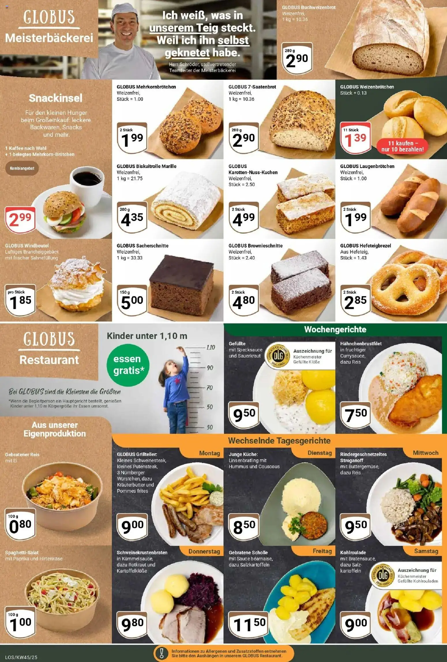 Globus prospekt Losheim Am See	 – gültig ab 02.11.2025 | Seite: 7 | Produkte: Kaffee, Pommes, Küche, Kräuterbutter