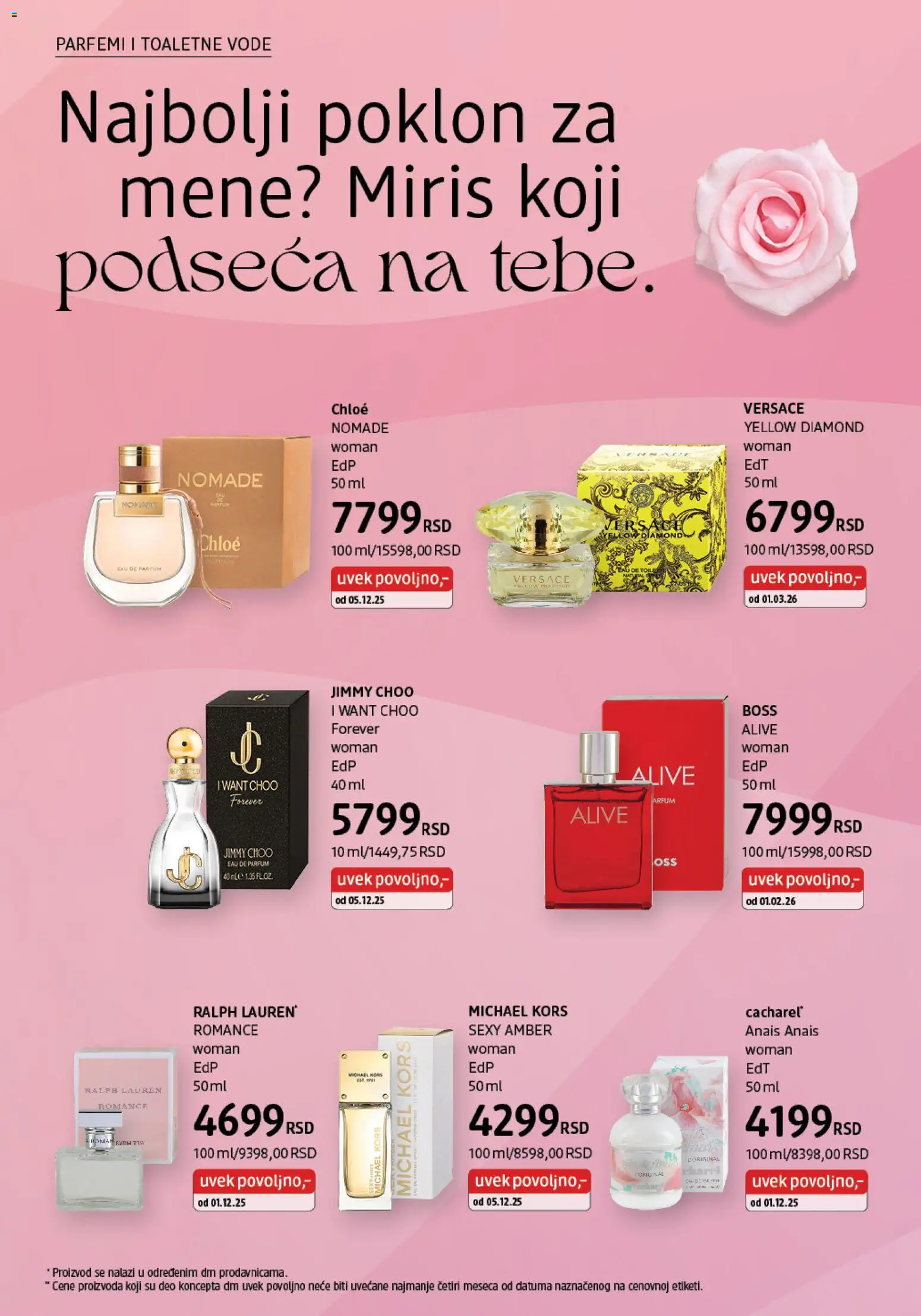 DM Drogerie katalog - važi od 01.03.2026 | Strana: 4 | Proizvode: Miris