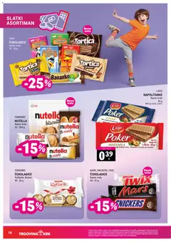 Trgovina Krk Katalog - Pregled kataloga iz trgovine Trgovina Krk, vrijedi od 07.04.2026 | Stranica: 10 | Proizvodi: Nutella, Napolitanke, Raffaello
