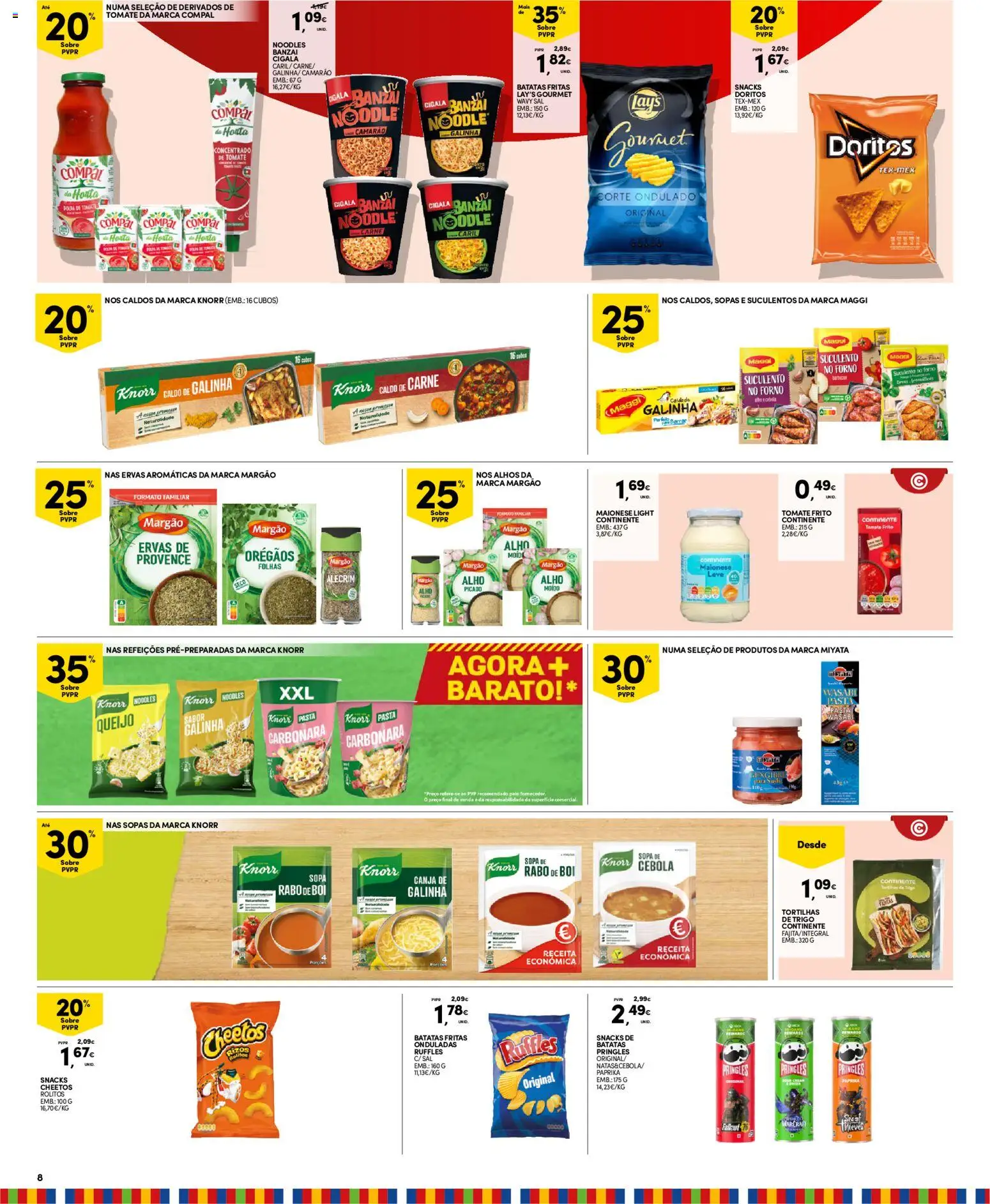 Continente - Madeira │ válido de 10.03.2026 | Página: 8 | Produtos: Forno, Alhos, Queijo, Batatas fritas