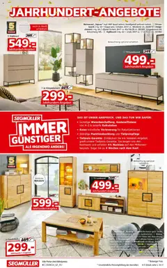 Segmüller Prospekt 	 – gültig ab 13.09.2025 | Seite: 10 | Produkte: Wohnwand, Wandboard, Vitrine, Couchtisch