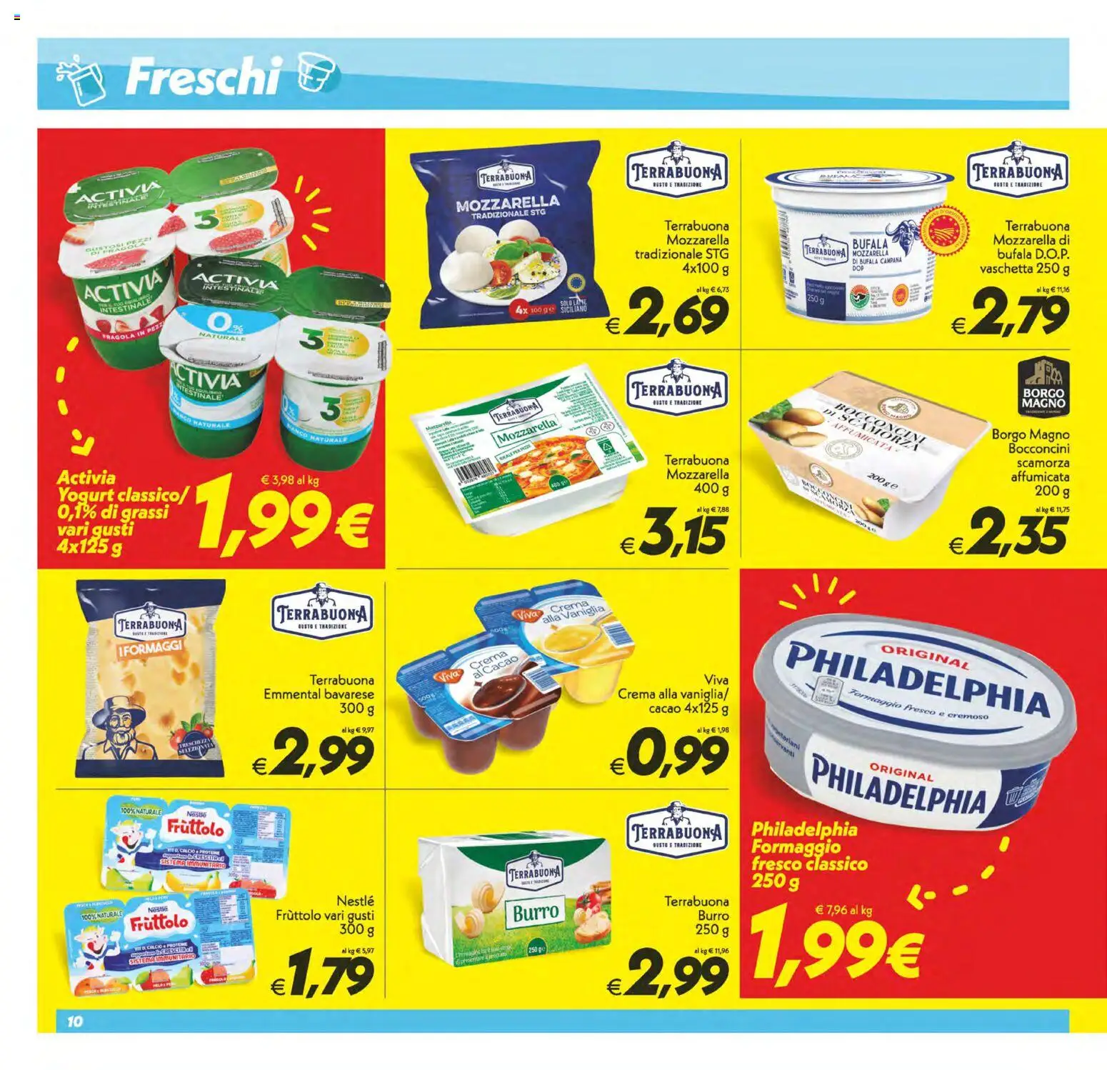 Volantino SuperConveniente del 14.11.2025 | Pagina: 10 | Prodotti: Crema, Yogurt, Burro, Cacao