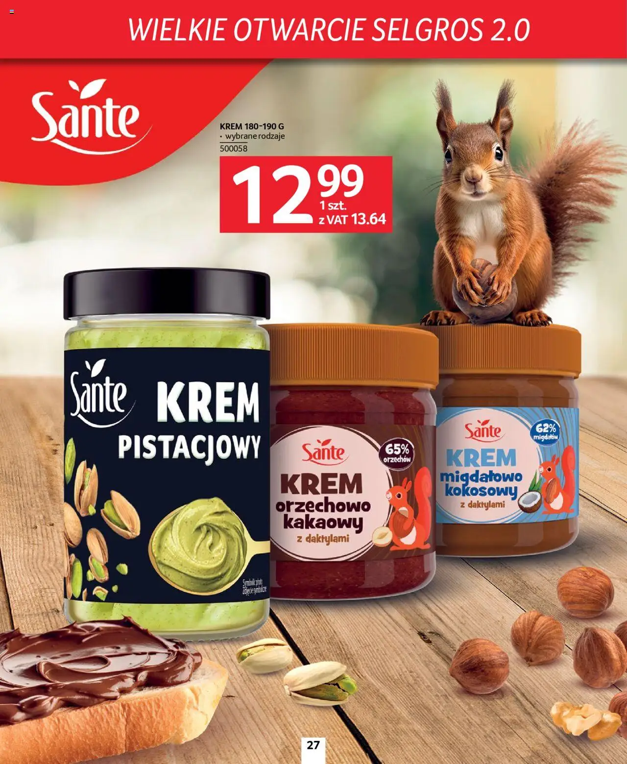 Selgros cash&carry Gazetka - Poznań markowe produkty od 09.10.2025 | Strona: 27 | Produkty: Krem