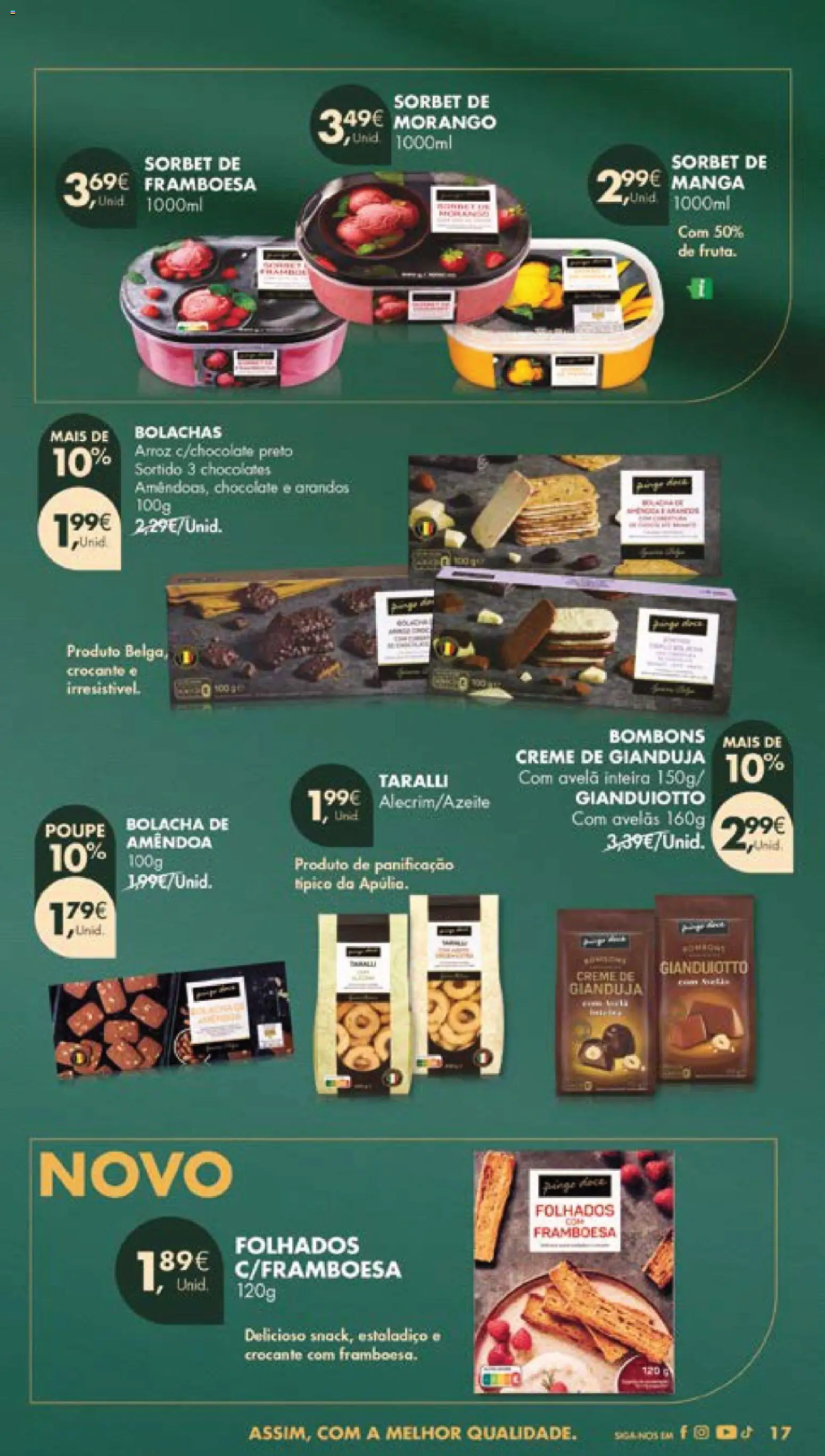 Pingo Doce folheto │ válido de 16.12.2025 | Página: 19 | Produtos: Avelãs, Chocolate, Arroz, Creme