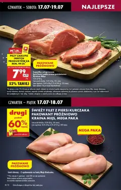Biedronka gazetka - Oferta W tym tygodniu od 17.07.2025 | Strona: 24 | Produkty: Karta, Piersi, Napoje, Łopatka wieprzowa