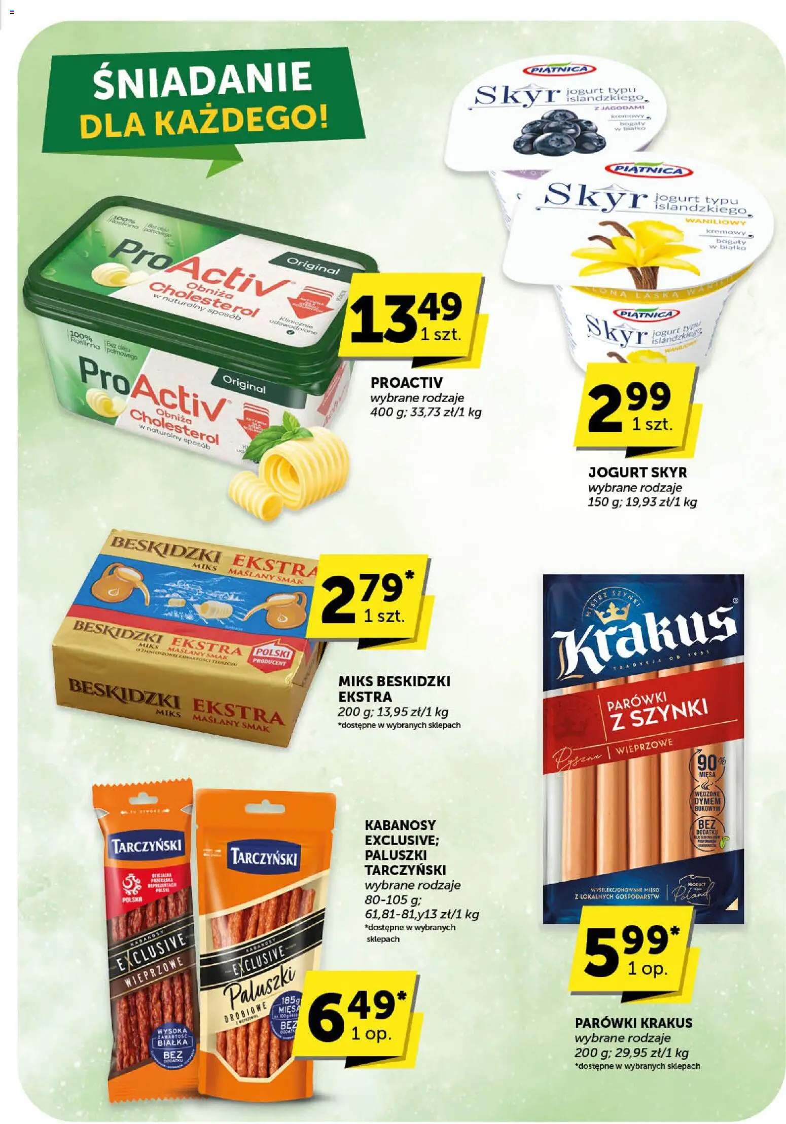 Groszek Gazetka - Market od 13.11.2025 | Strona: 23 | Produkty: Mięso, Kabanosy, Parówki, Skyr