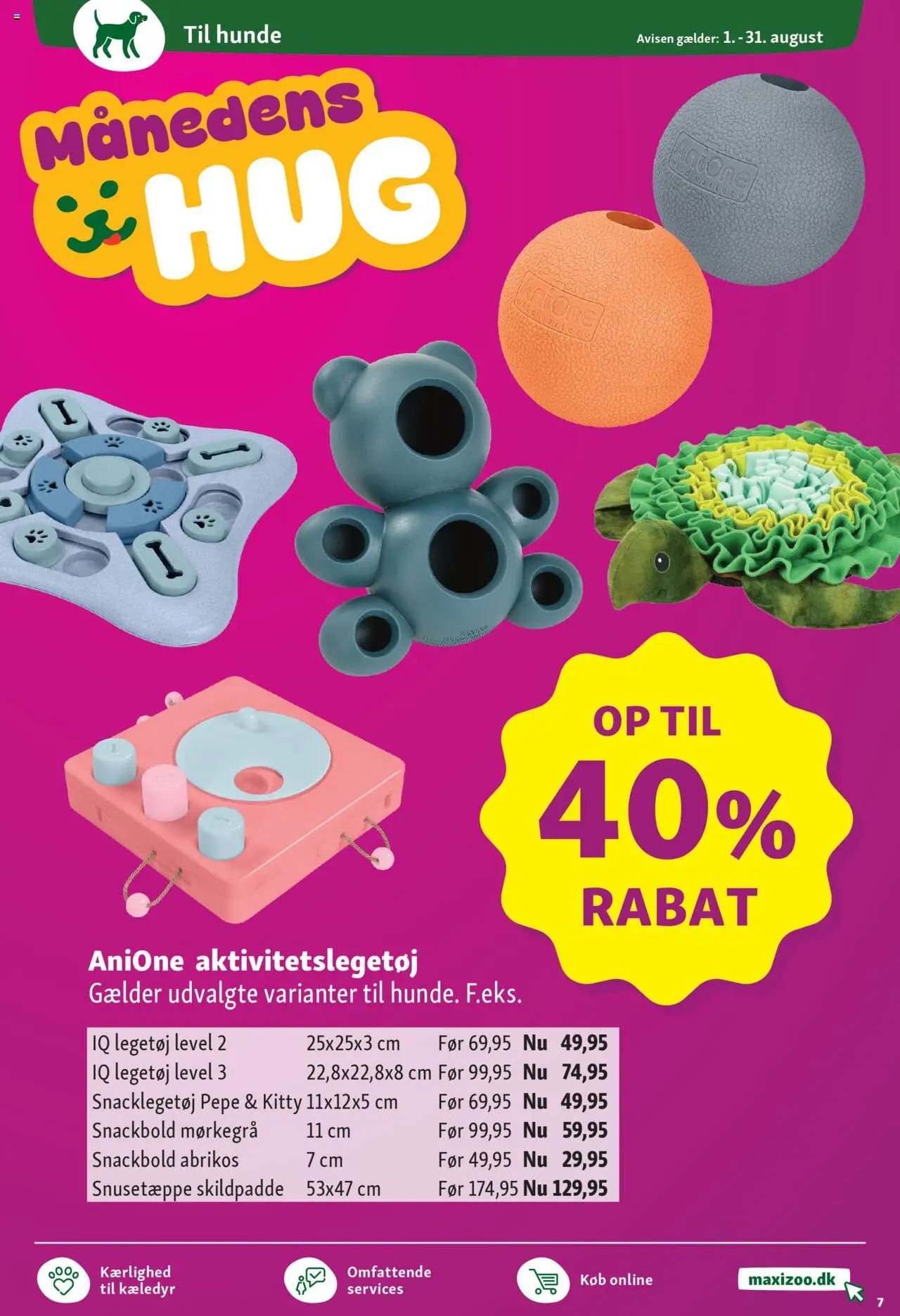 Maxi Zoo Tilbudsavis gyldig fra 01.08.2025 | Side: 7