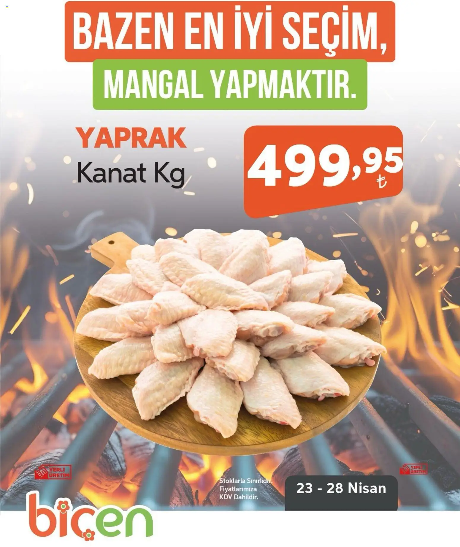 Biçen Market -  Bazen En İyi Seçim, Mangal Yapmaktır - 23.04.2026 tarihinden itibaren geçerlidir | Sayfa: 3