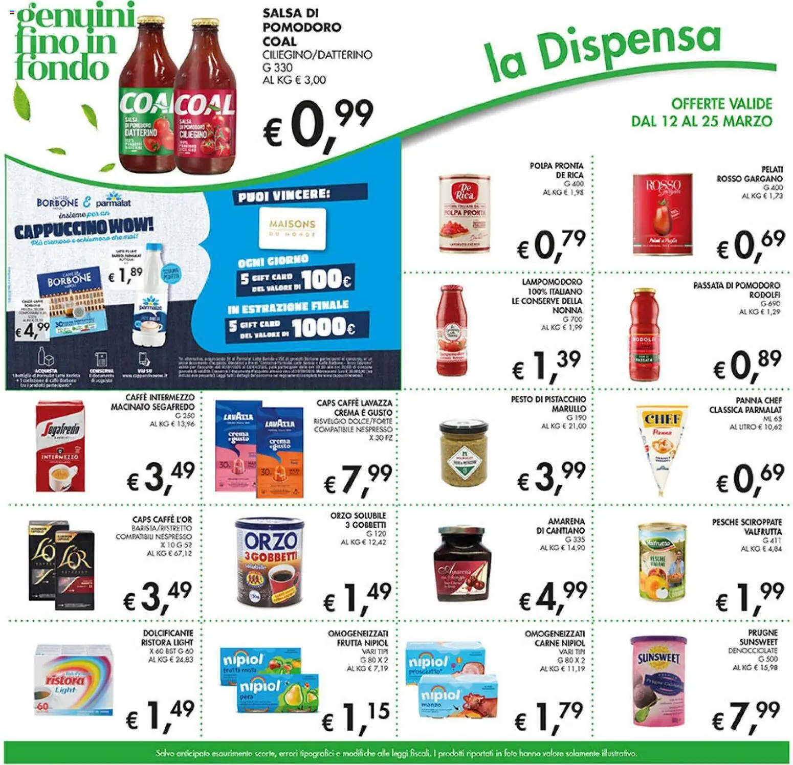 Volantino Coal del 12.03.2026 | Pagina: 21 | Prodotti: Dolcificante, Frutta, Salsa, Amarena