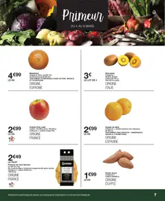Monoprix - Prévisualisation de Monoprix catalogue valide à partir de 03.03.2026 | Page: 7 | Produits: Orange, Pomme, Table, Kiwi