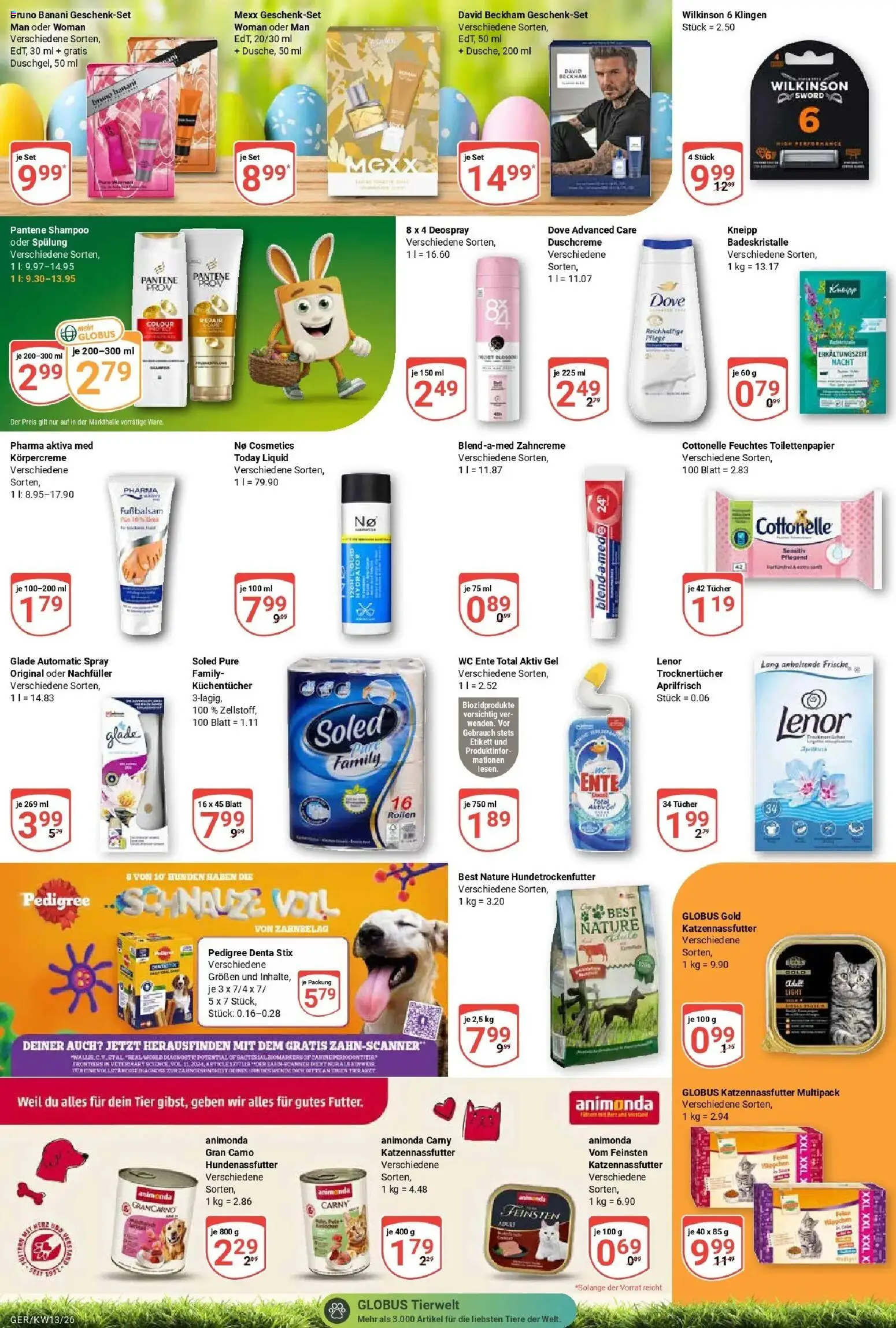 Globus prospekt Gera	 – gültig ab 23.03.2026 | Seite: 22 | Produkte: Spülung, Deospray, Ente, Feuchtes Toilettenpapier