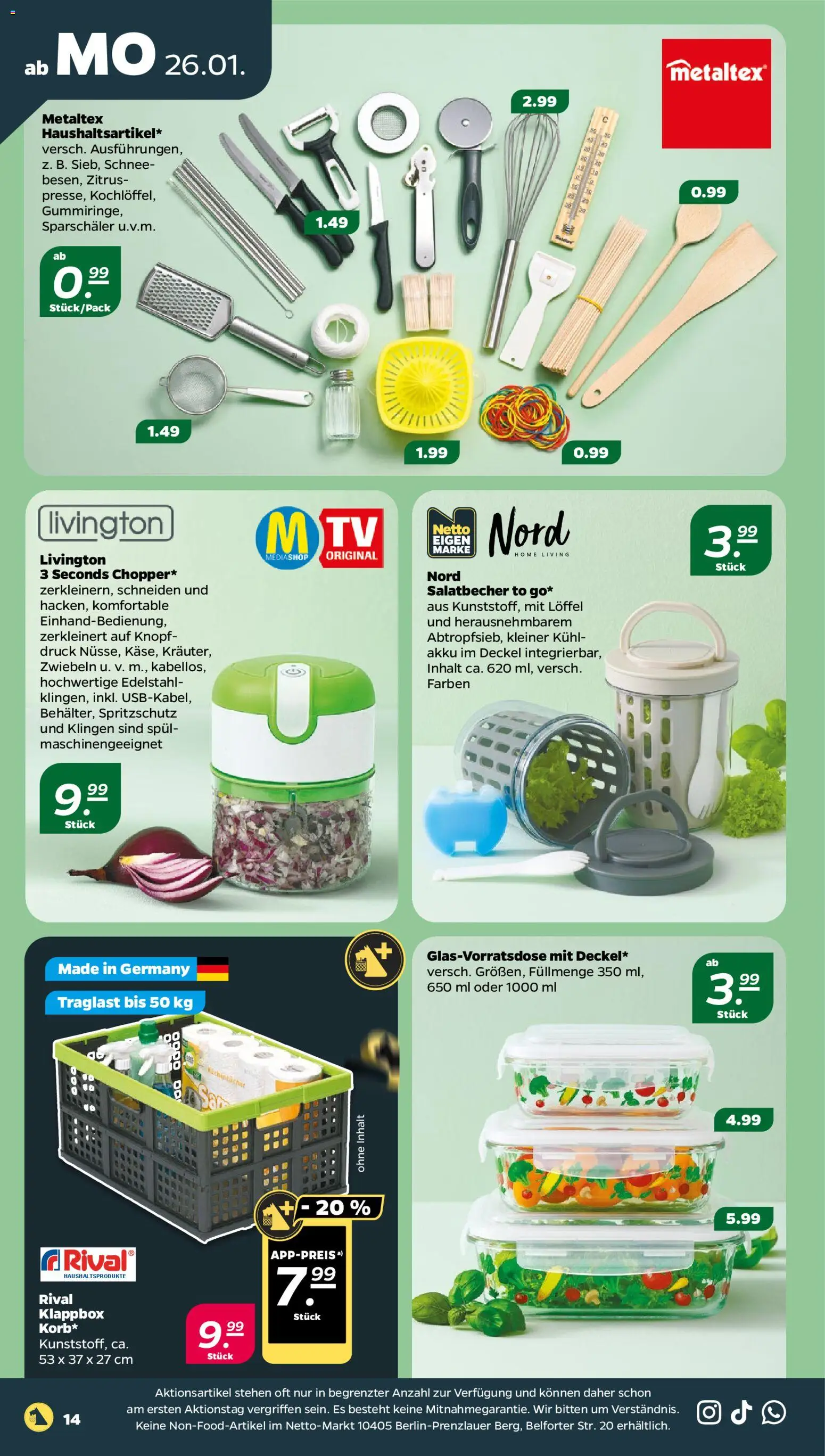 Netto Prospekt 	 – gültig ab 25.01.2026 | Seite: 16 | Produkte: Zwiebeln