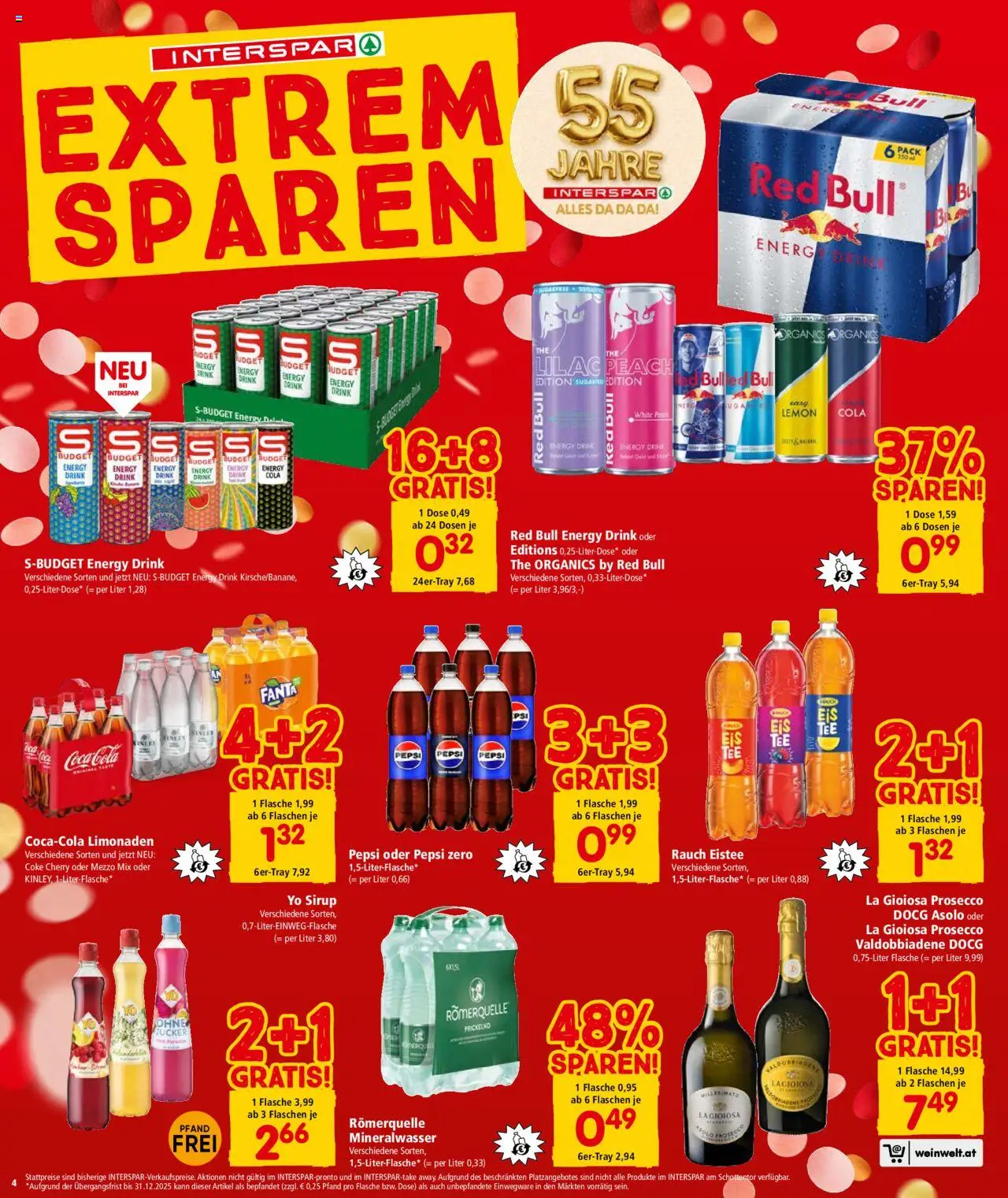 Interspar Flugblatt - Vorarlberg gültig ab 28.08.2025 | Seite: 4 | Produkte: Zucker