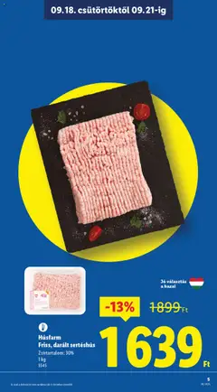 Lidl akciós ujság - amely érvényes a következő dátumtól: 18.09.2025 | Oldal: 5