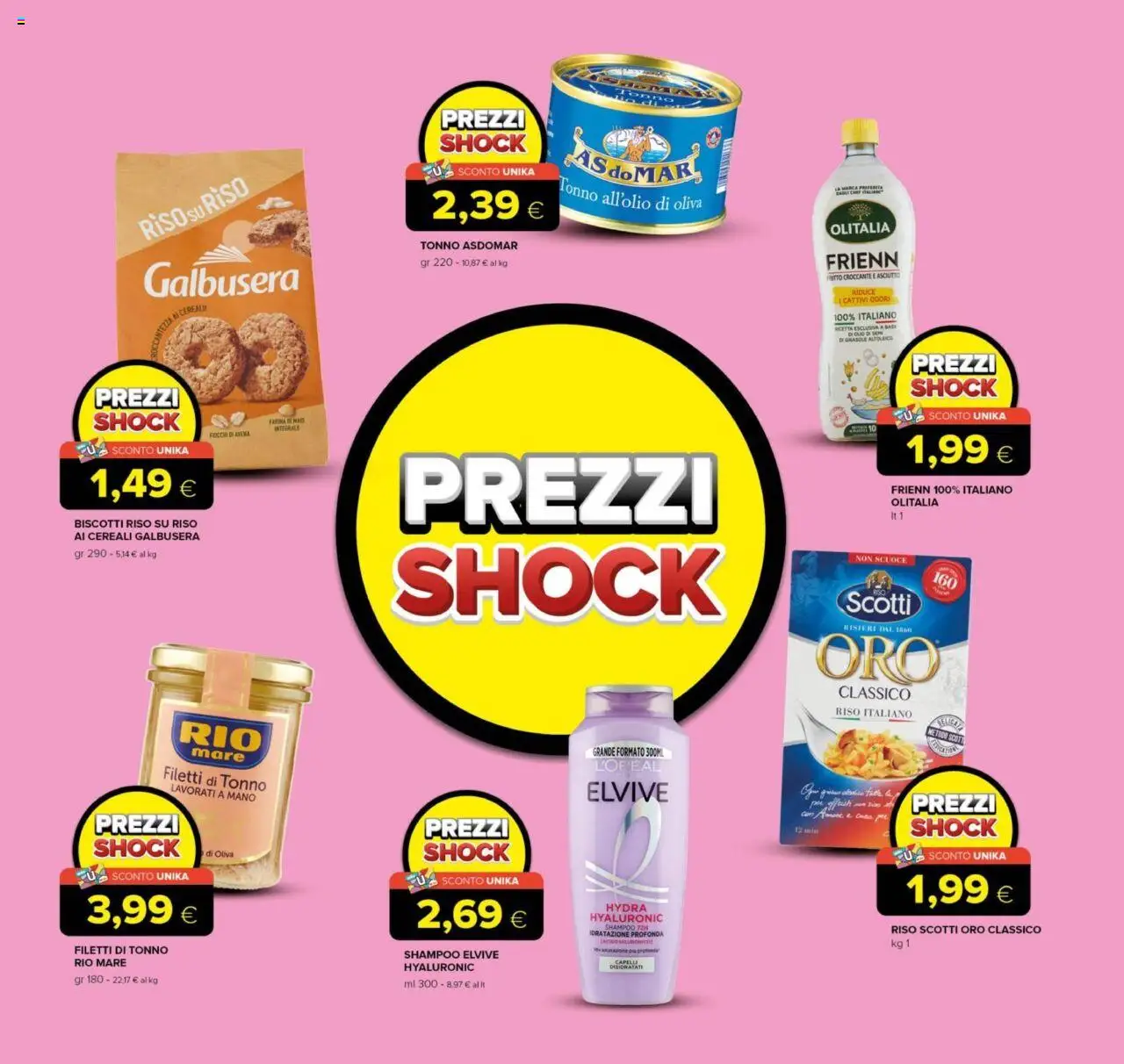 Volantino Tigre del 21.08.2025 | Pagina: 2 | Prodotti: Shampoo, Cereali, Biscotti, Fiocchi