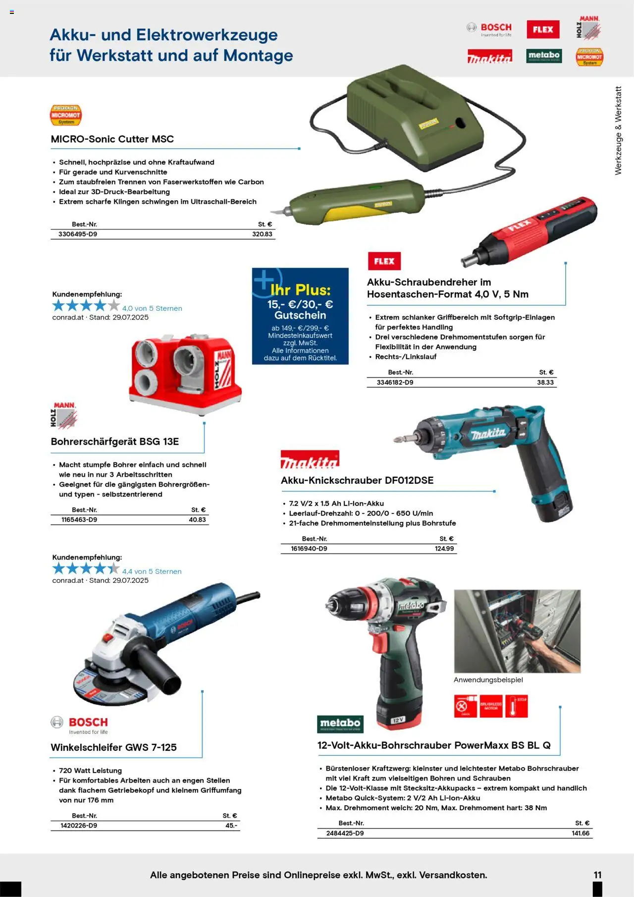 Conrad Aktionskatalog gültig ab 25.08.2025 | Seite: 13 | Produkte: Cutter